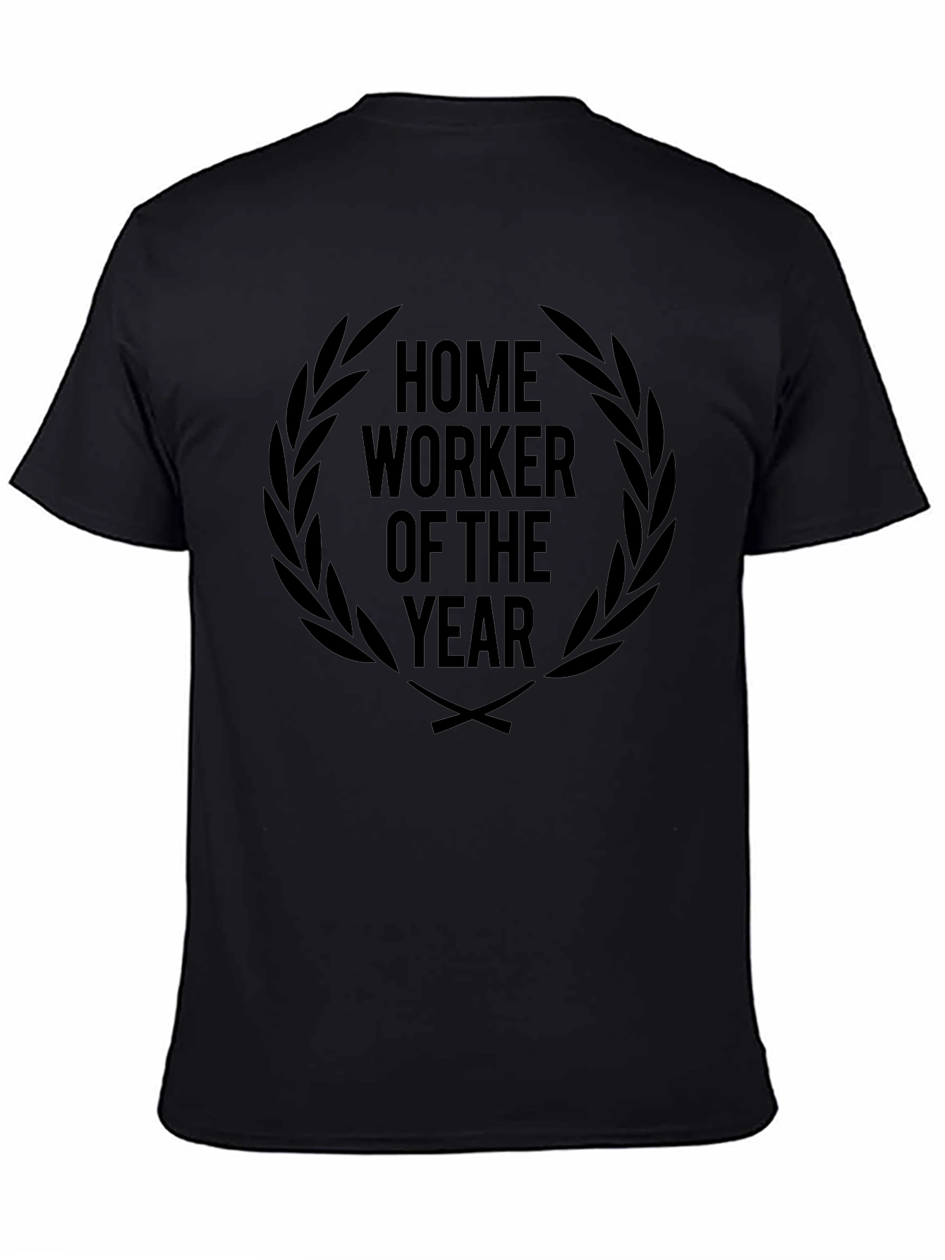 Home Worker of the Year Black T-Shirt