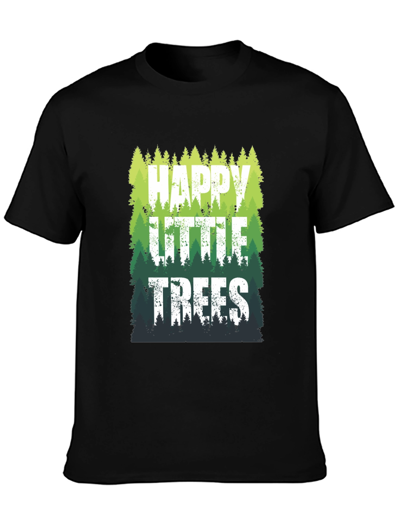 Happy Little Trees Graphic T-Shirt