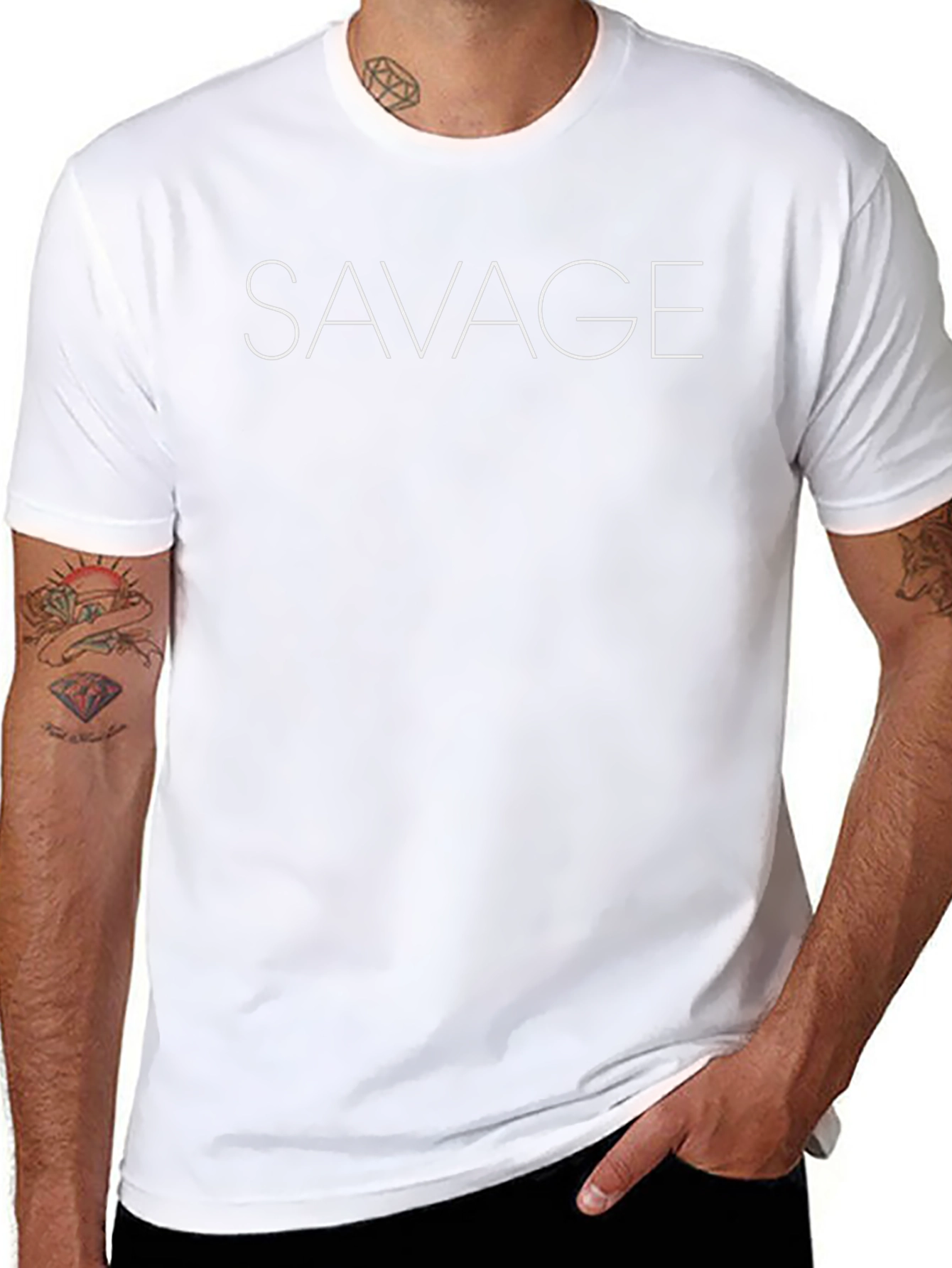 Savage Graphic Tee - Mens Black T-Shirt