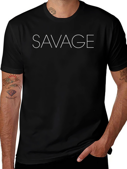 Savage Graphic Tee - Mens Black T-Shirt