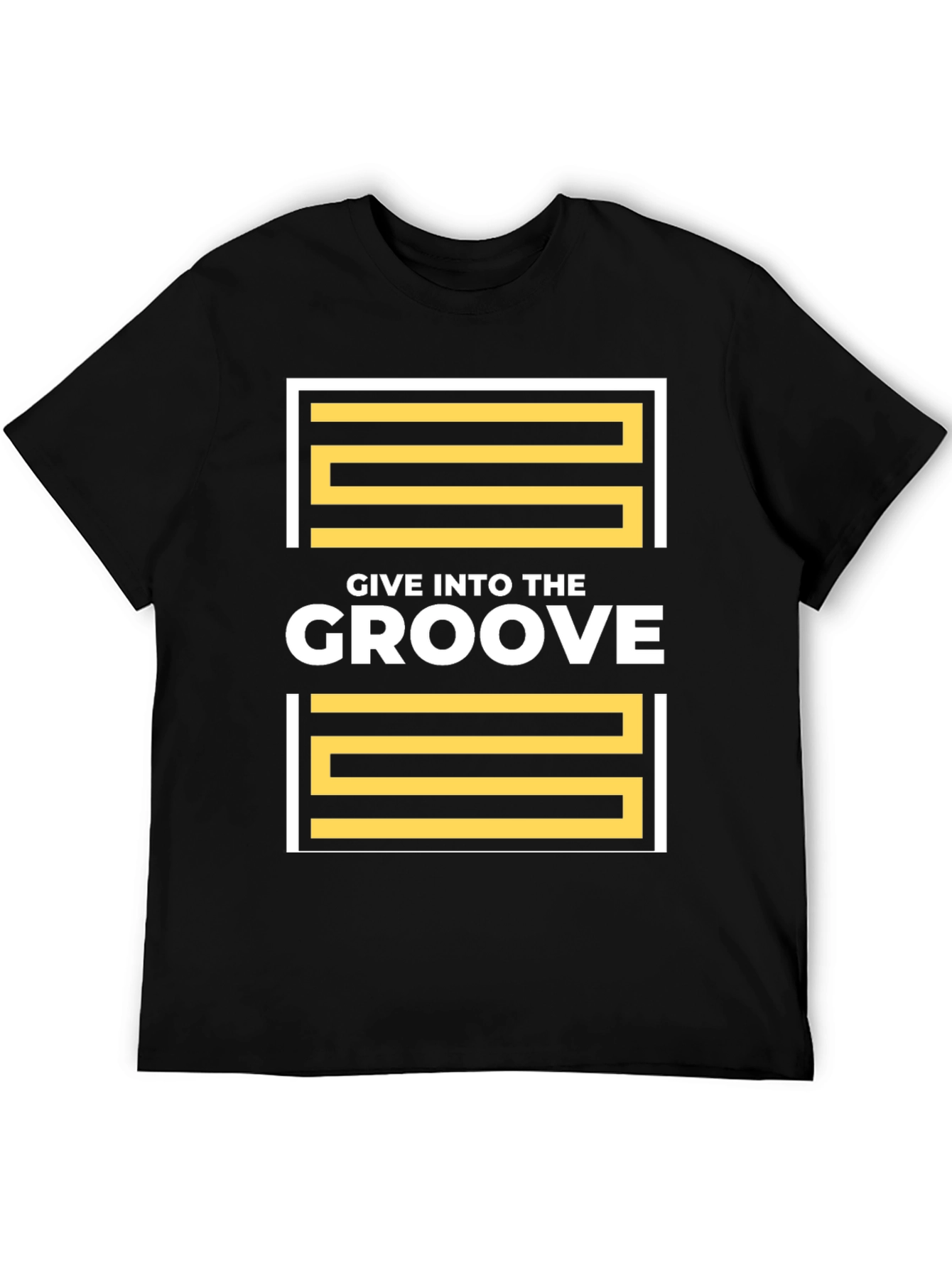 Give Into The Groove Black T-Shirt