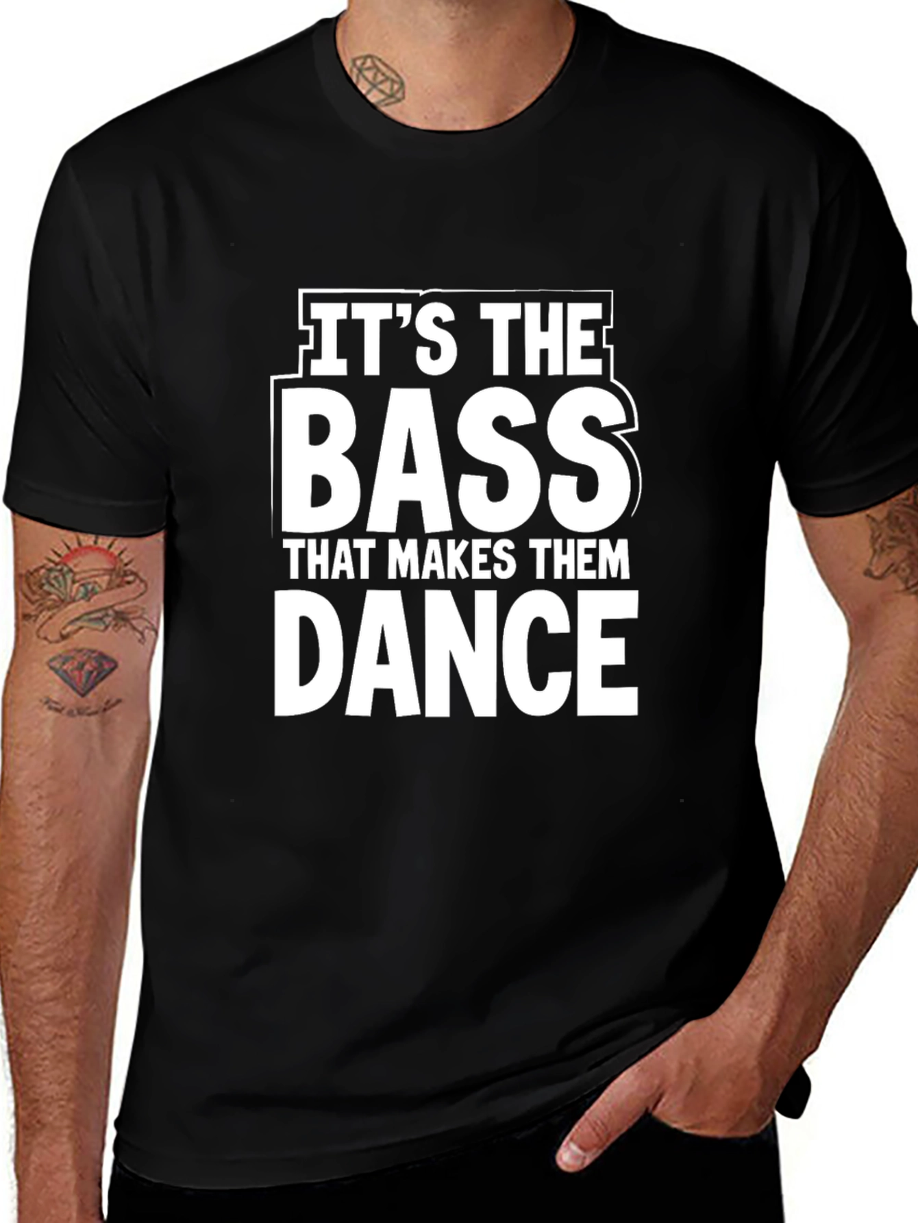 Bass Makes Them Dance Graphic T-Shirt