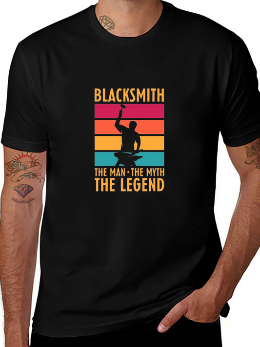 Blacksmith Man Myth Legend Graphic Tee