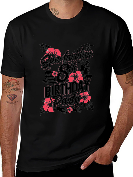 Spa-tacular 8th Birthday Party T-Shirt