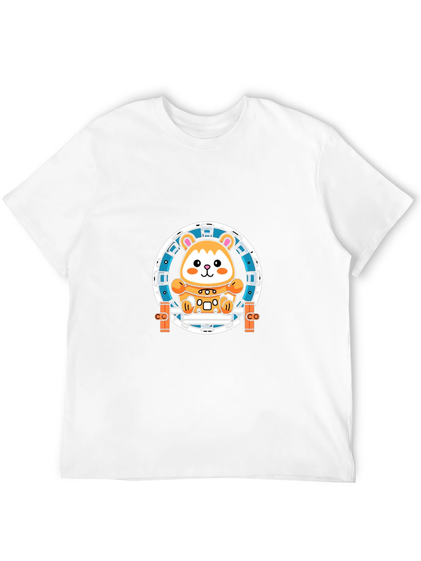 Hamster Wheel Graphic Tee - Black