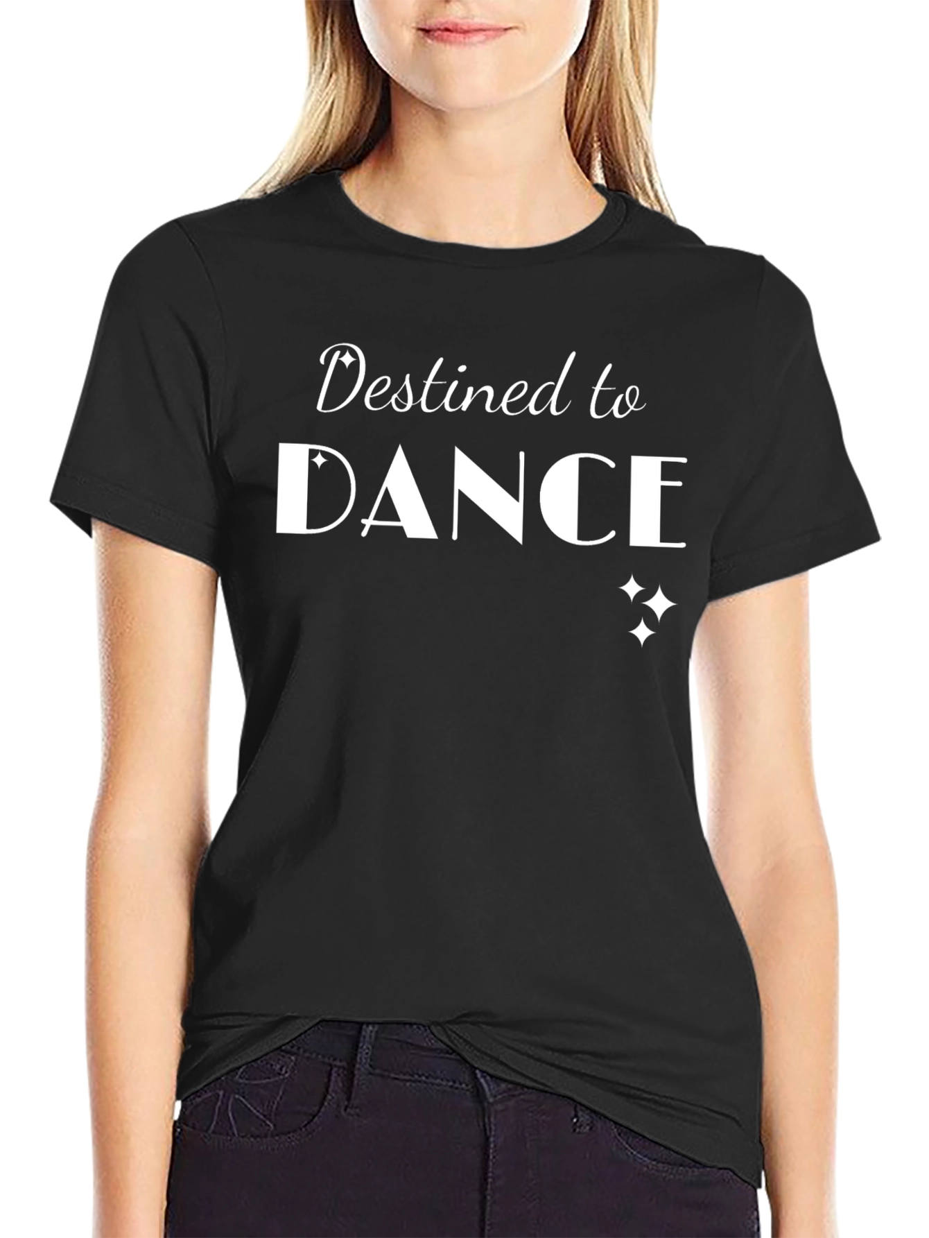 Destined to Dance Black Graphic Tee