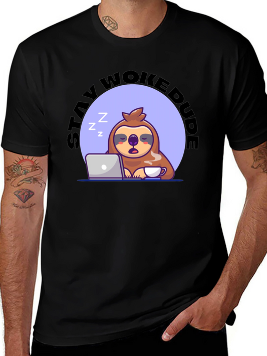 Stay Woke Dude Sloth T-Shirt