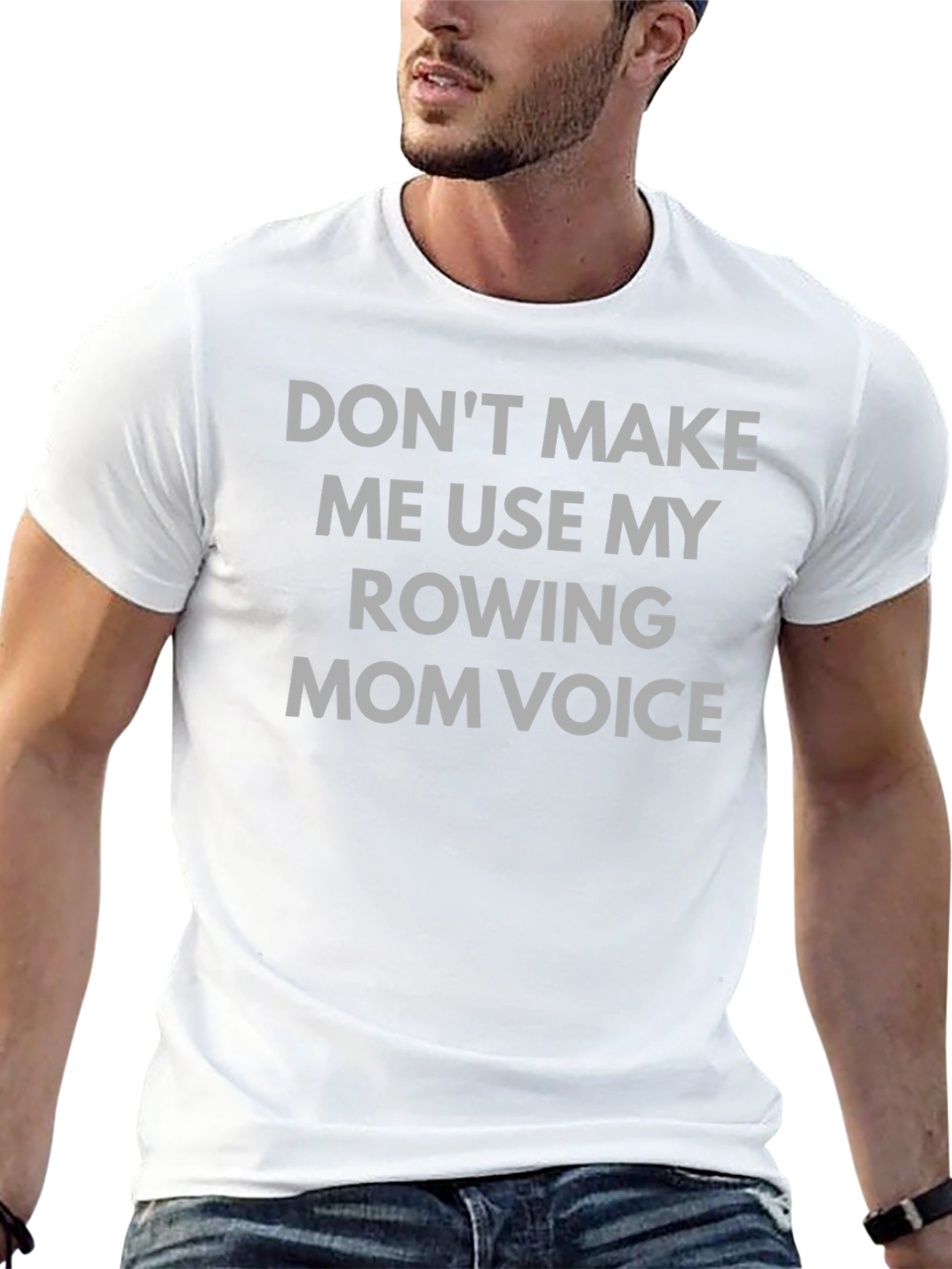 Rowing Mom Voice Tee - Funny Graphic T-Shirt