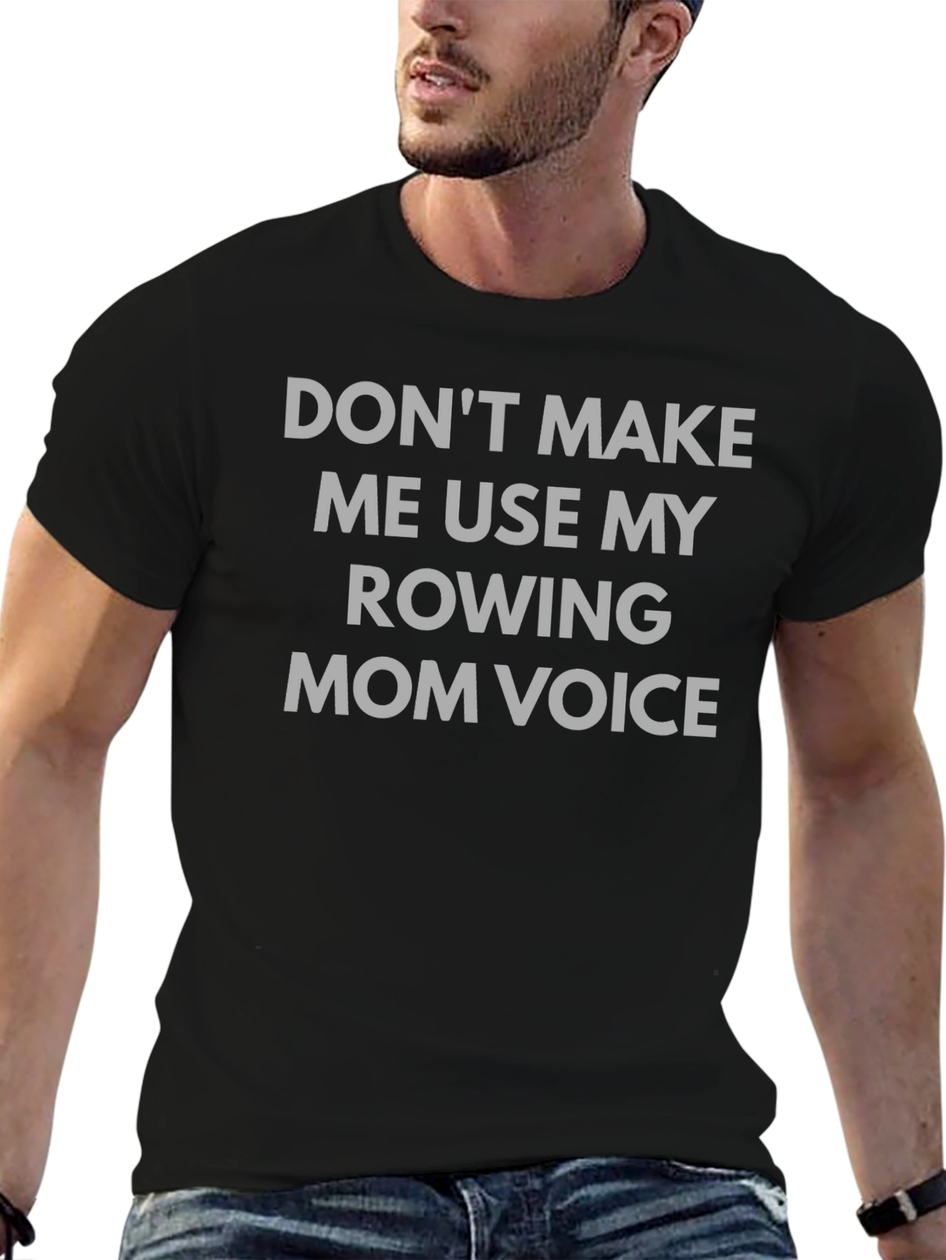 Rowing Mom Voice Tee - Funny Graphic T-Shirt