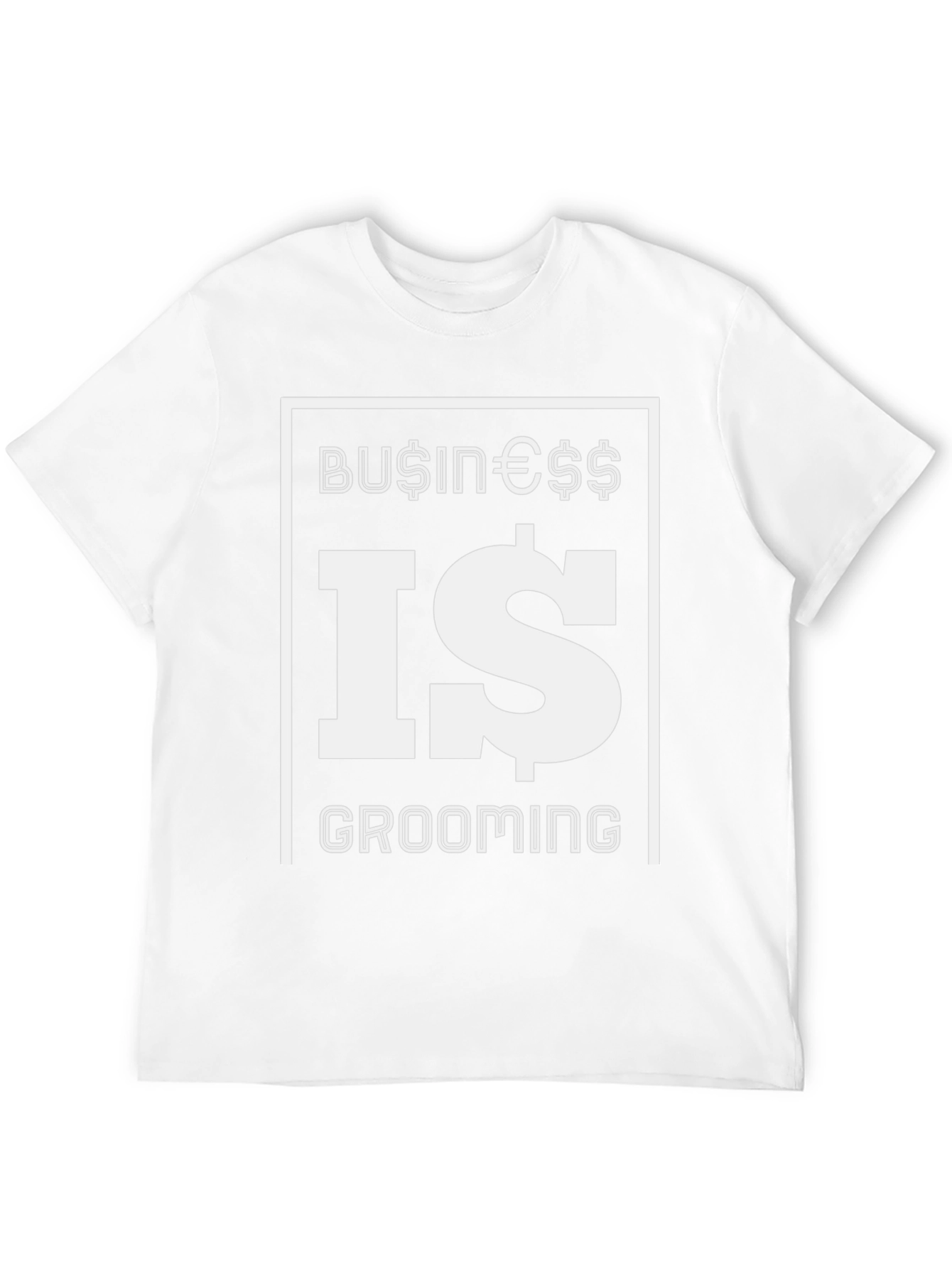 Business Is Grooming Graphic Tee - Stylish Black T-Shirt