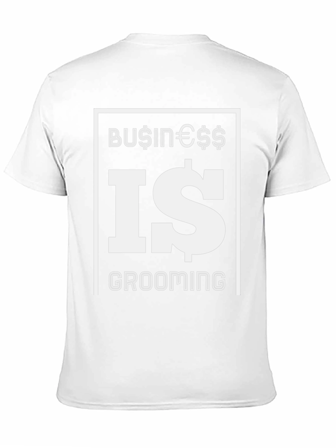 Business Is Grooming Graphic Tee - Stylish Black T-Shirt