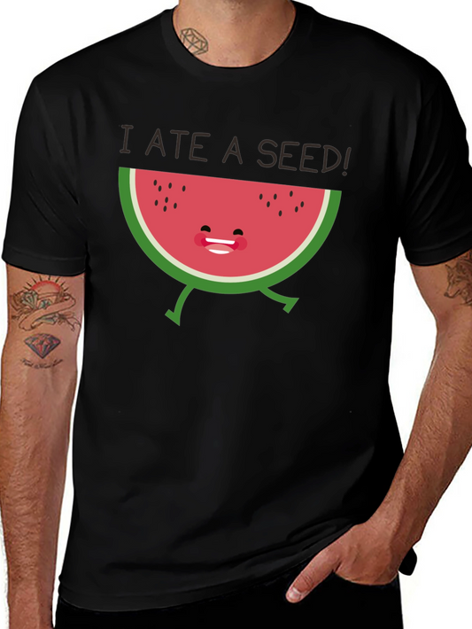 I Ate a Seed! Funny Watermelon Graphic Tee