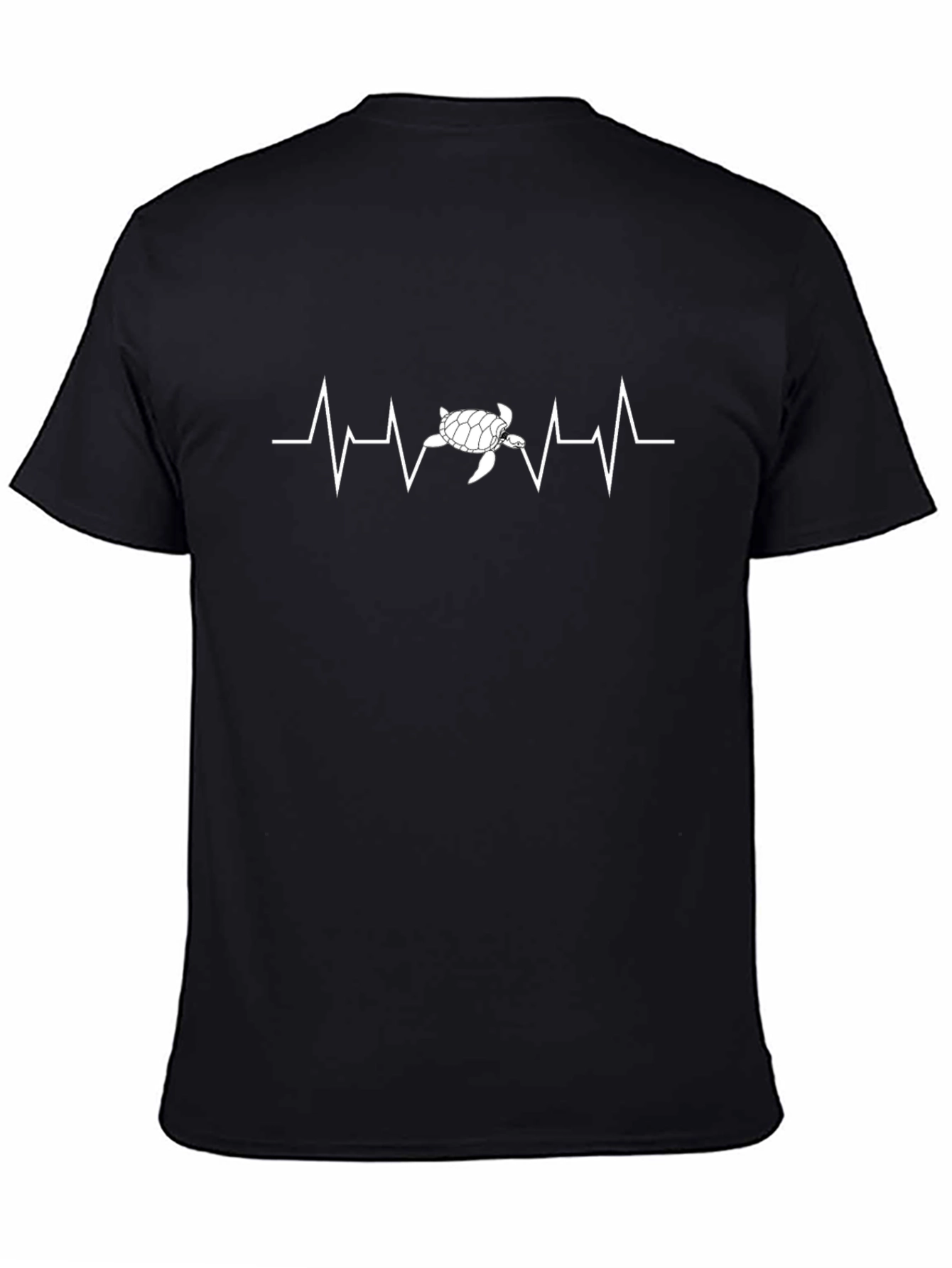 Turtle Heartbeat Graphic Tee - Eco-Friendly Style