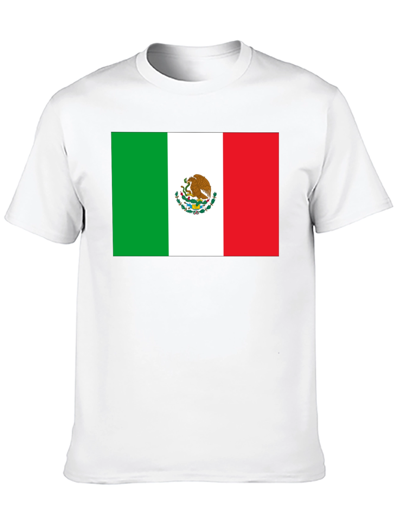 Mexican Flag Graphic Black T-Shirt