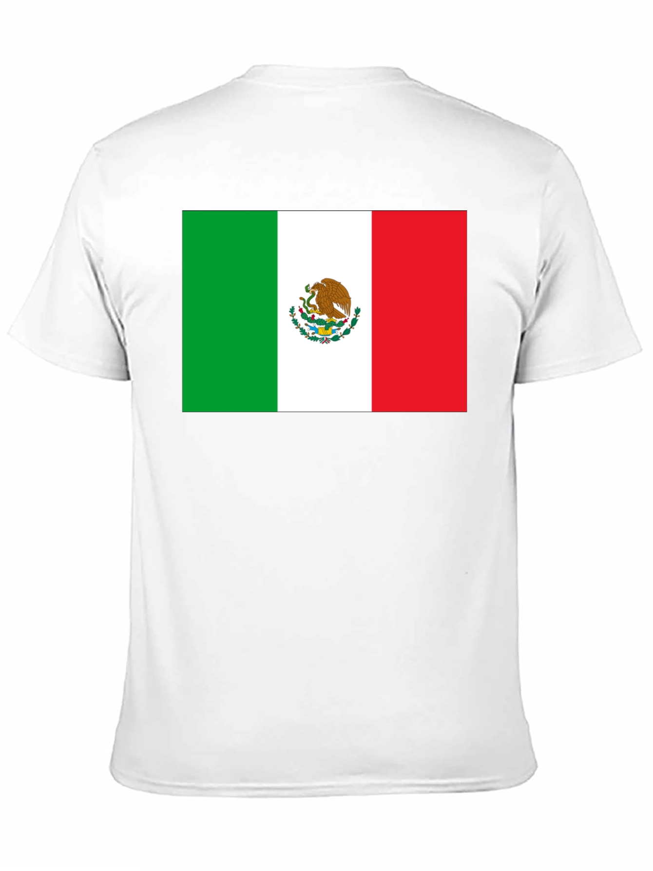 Mexican Flag Graphic Black T-Shirt