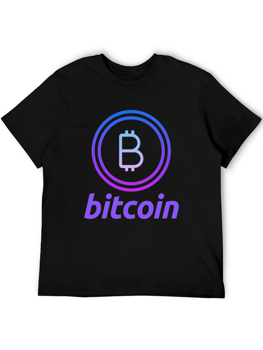 Bitcoin Logo Graphic Tee - Crypto Currency T-Shirt
