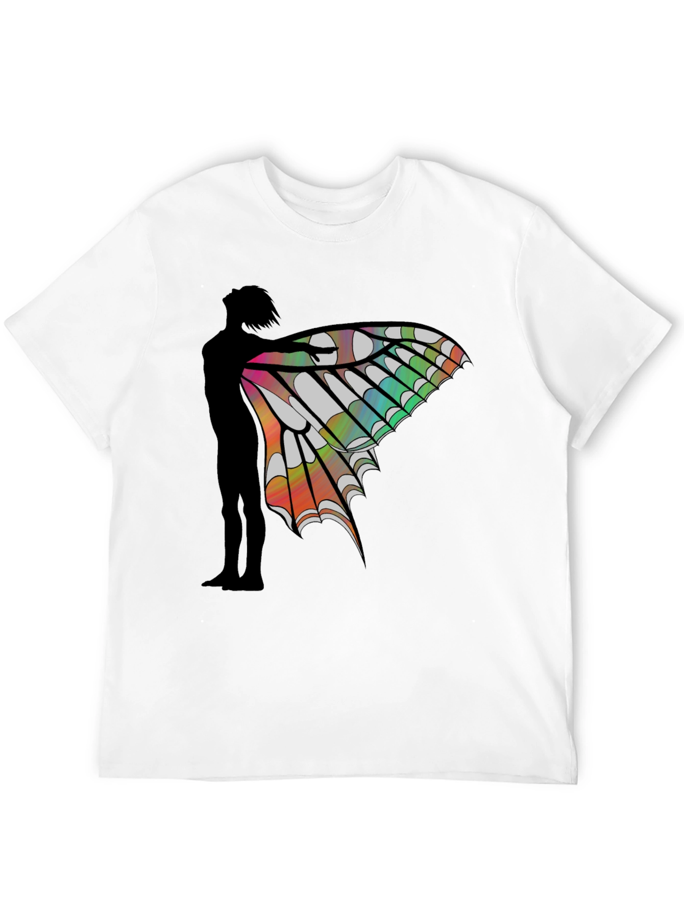 Butterfly Wing Silhouette Graphic Tee