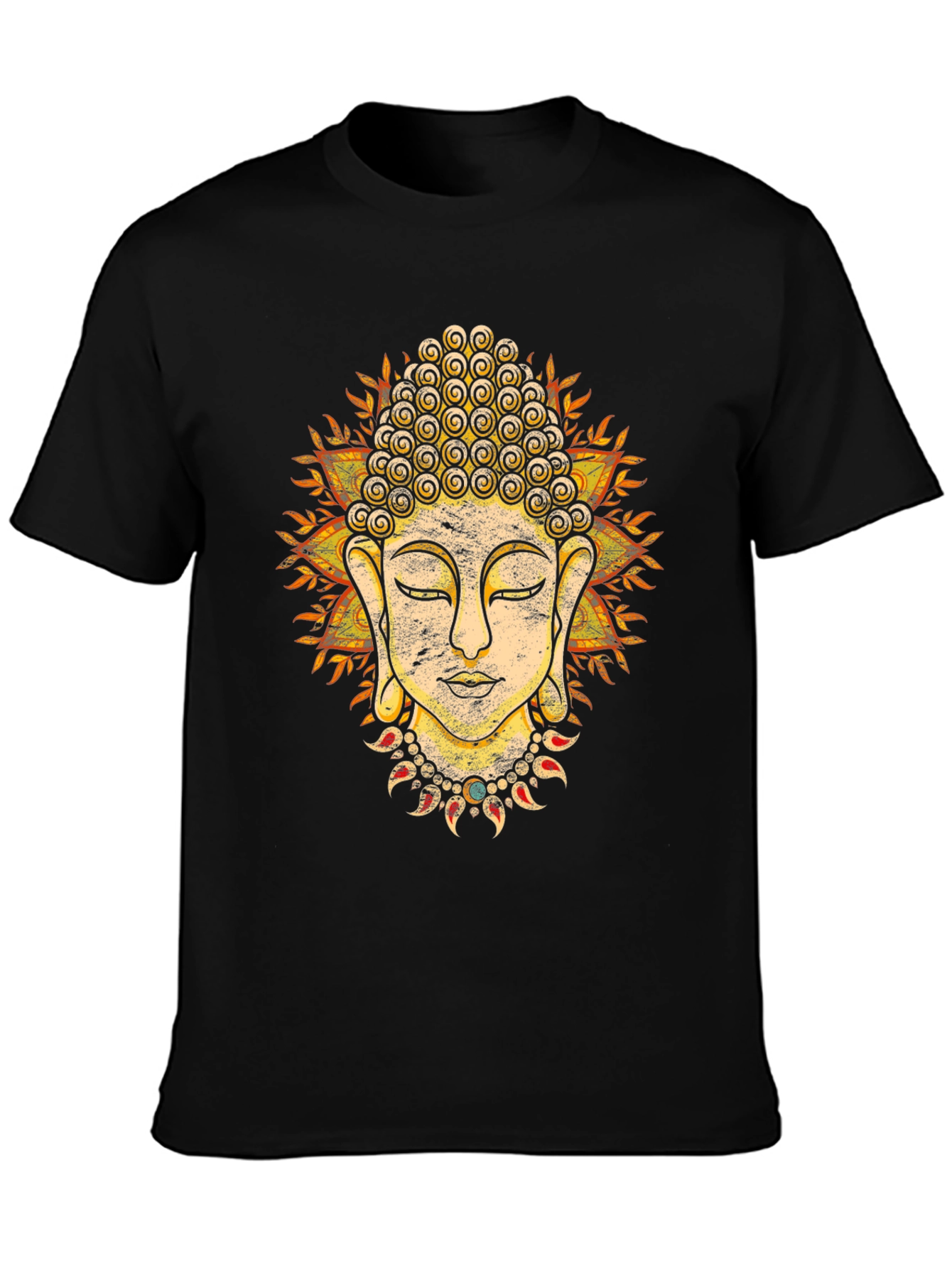 Buddha Graphic Tee - Spiritual Black T-Shirt