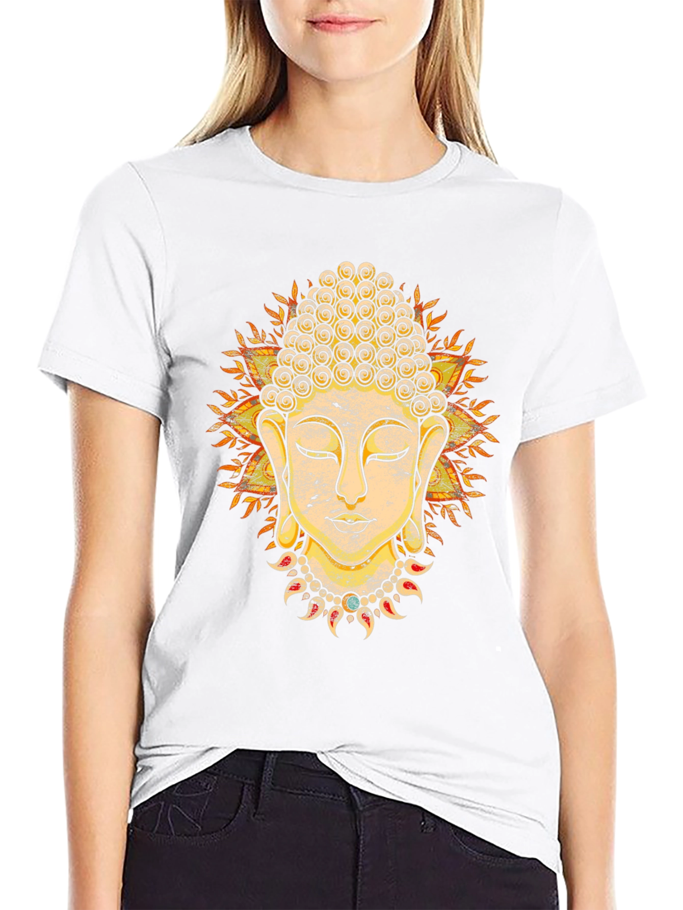 Buddha Graphic Tee - Spiritual Black T-Shirt