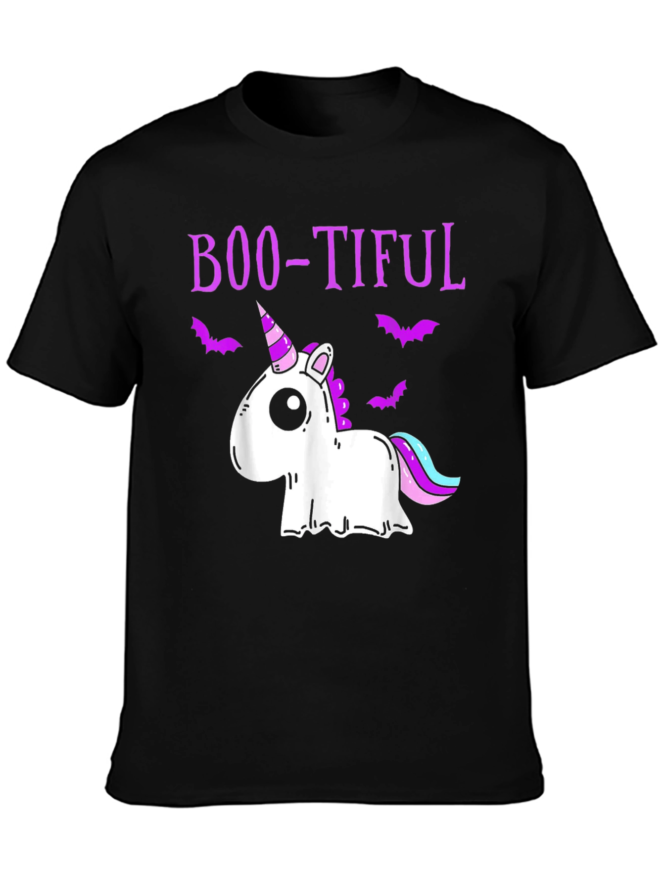 Boo-tiful Ghost Unicorn Halloween T-Shirt