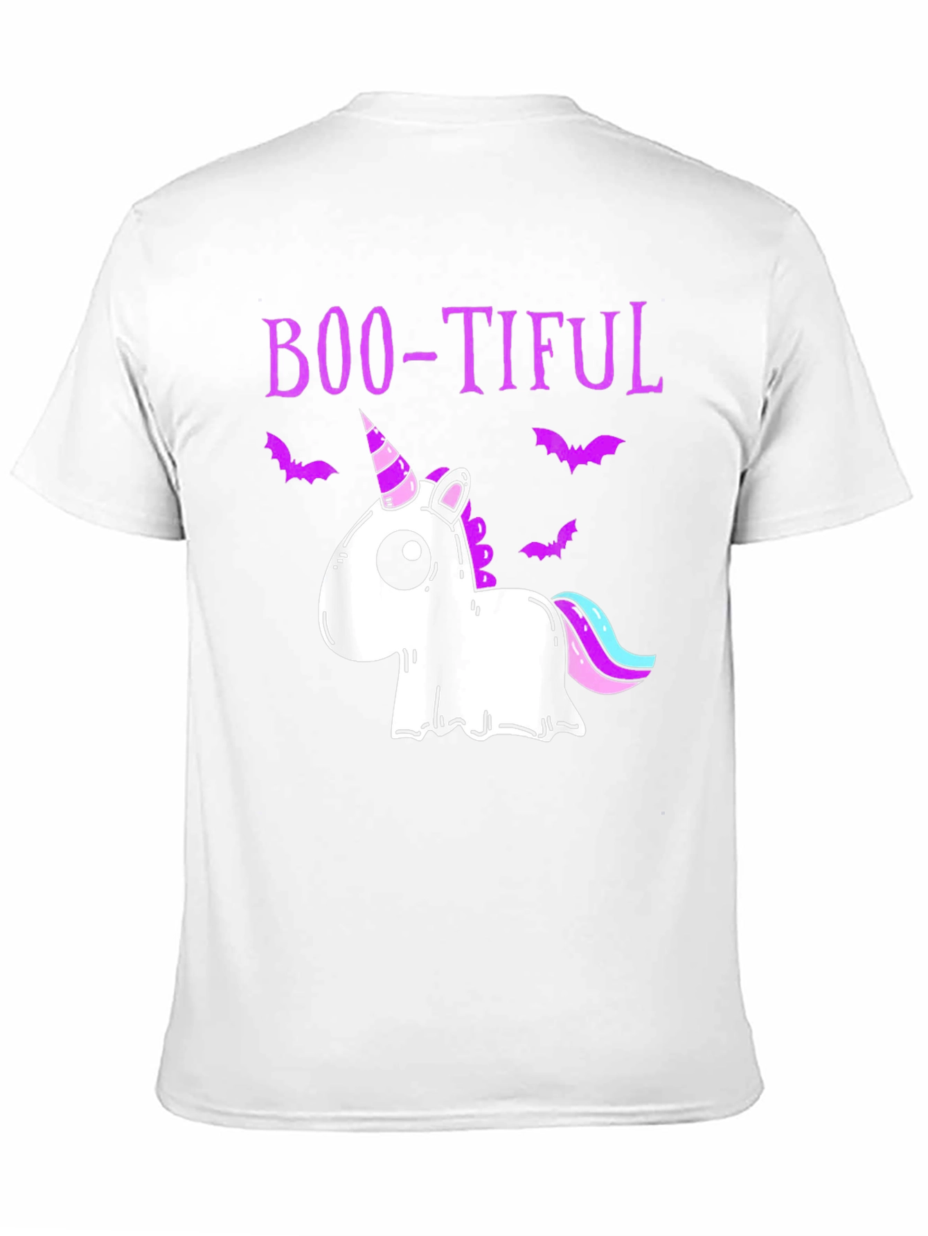 Boo-tiful Ghost Unicorn Halloween T-Shirt
