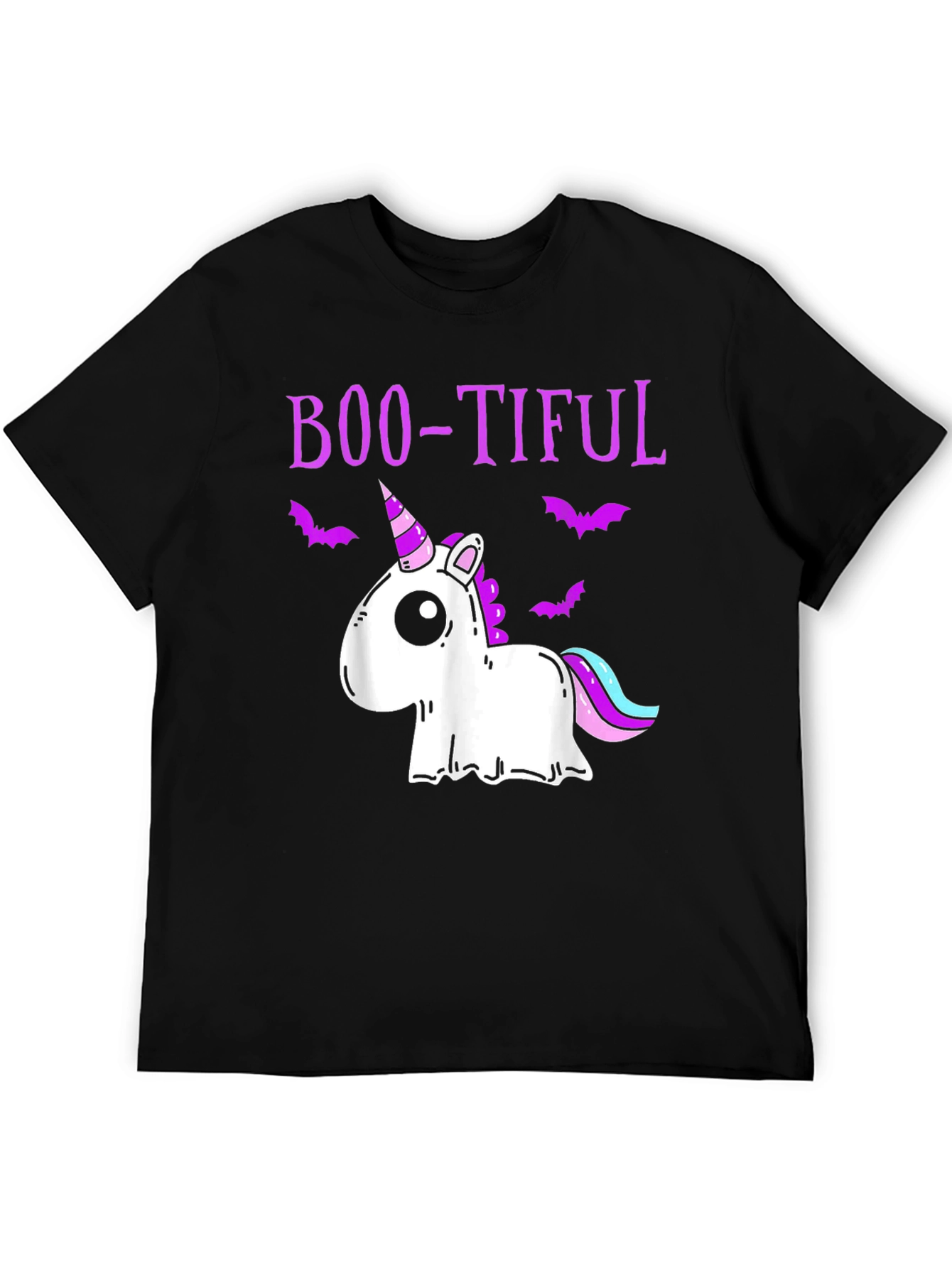 Boo-tiful Ghost Unicorn Halloween T-Shirt