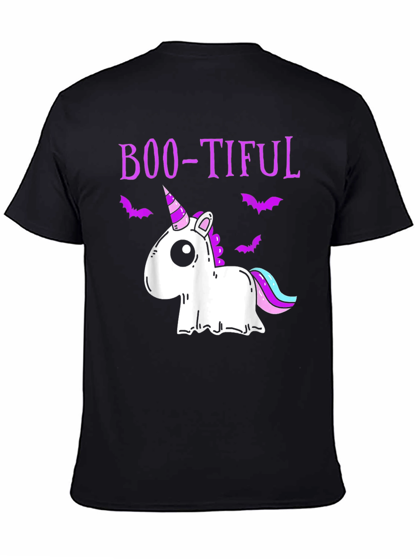 Boo-tiful Ghost Unicorn Halloween T-Shirt