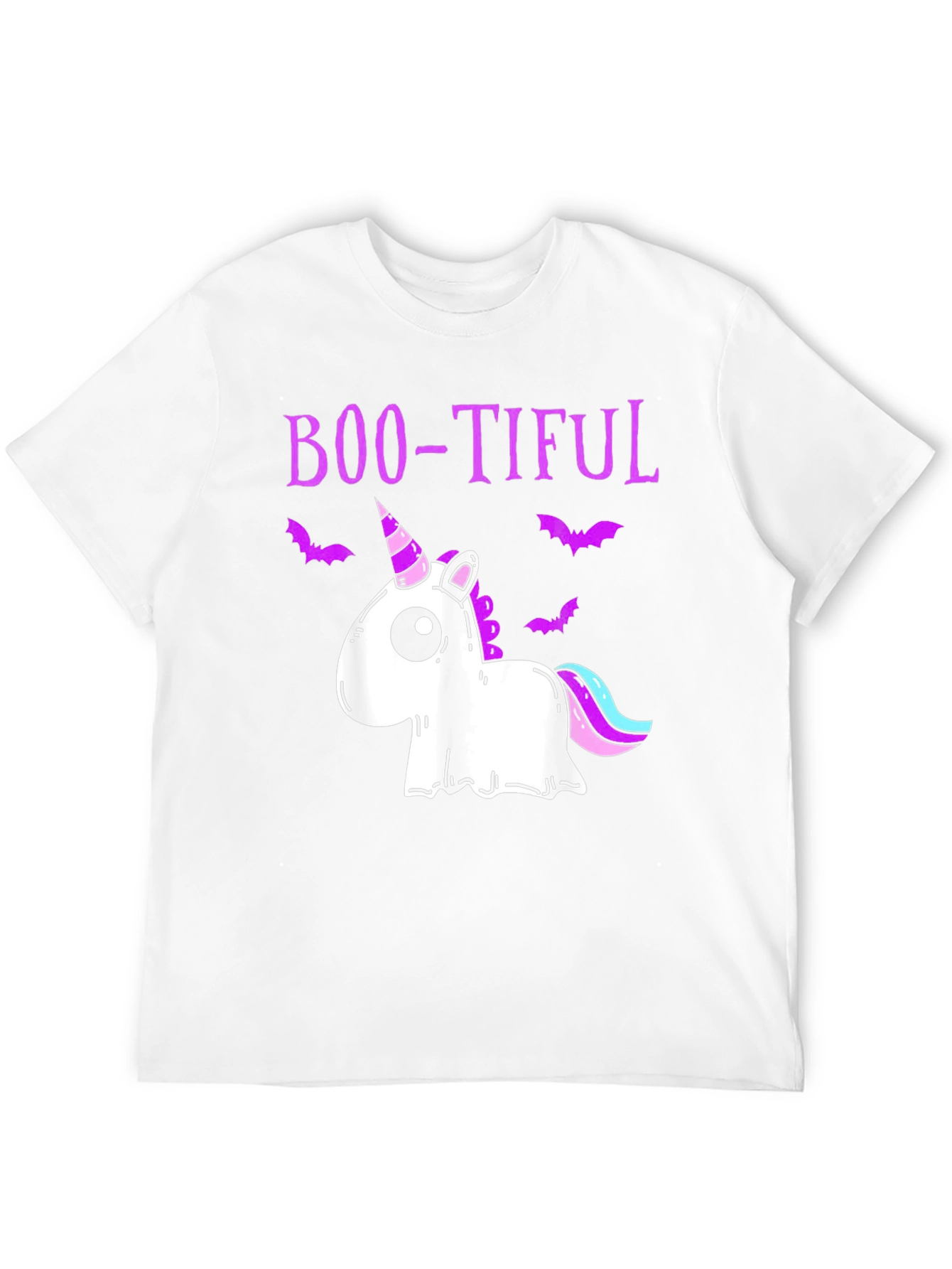 Boo-tiful Ghost Unicorn Halloween T-Shirt