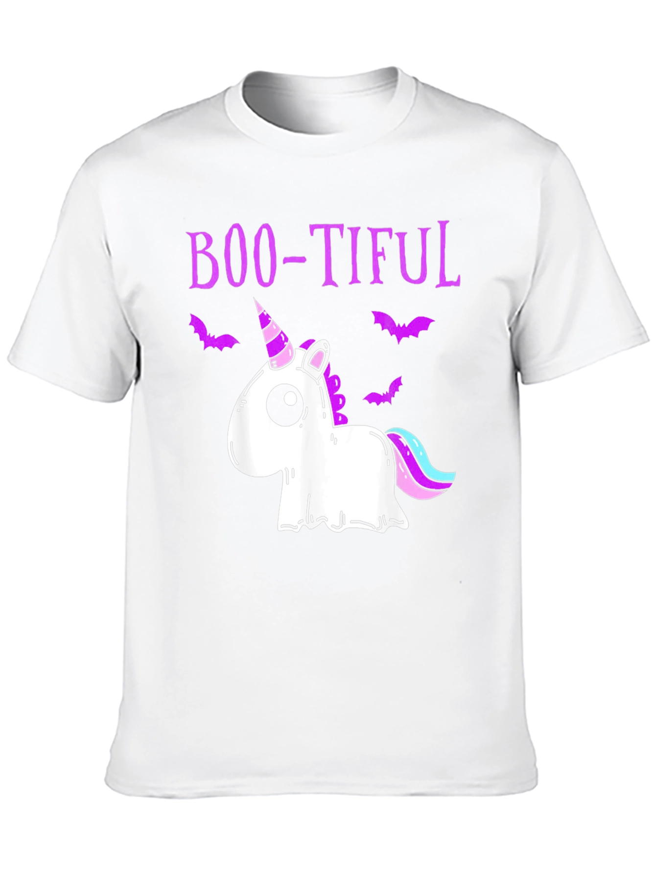 Boo-tiful Ghost Unicorn Halloween T-Shirt