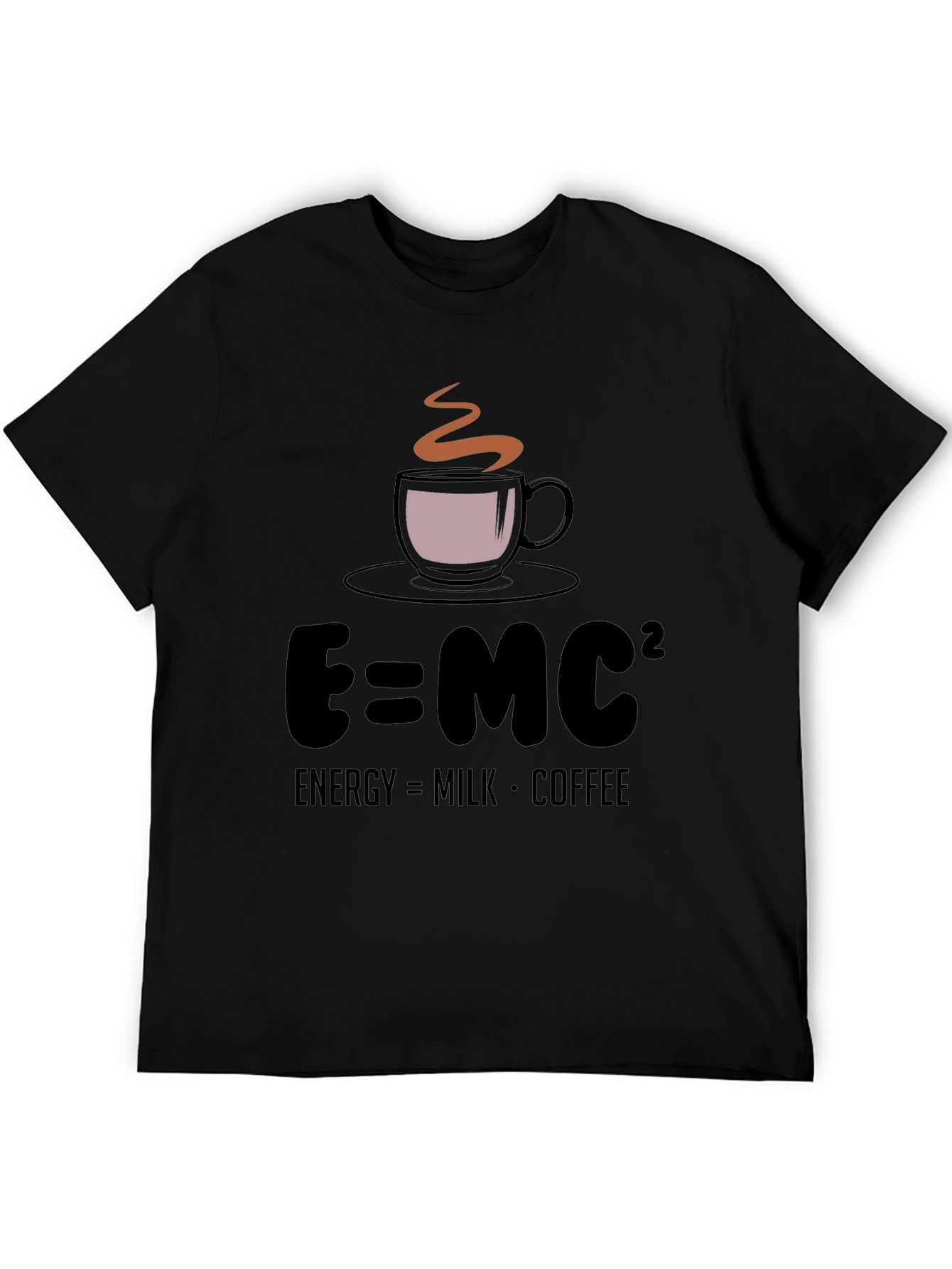 E=MC² Coffee T-Shirt - Energy Formula Tee