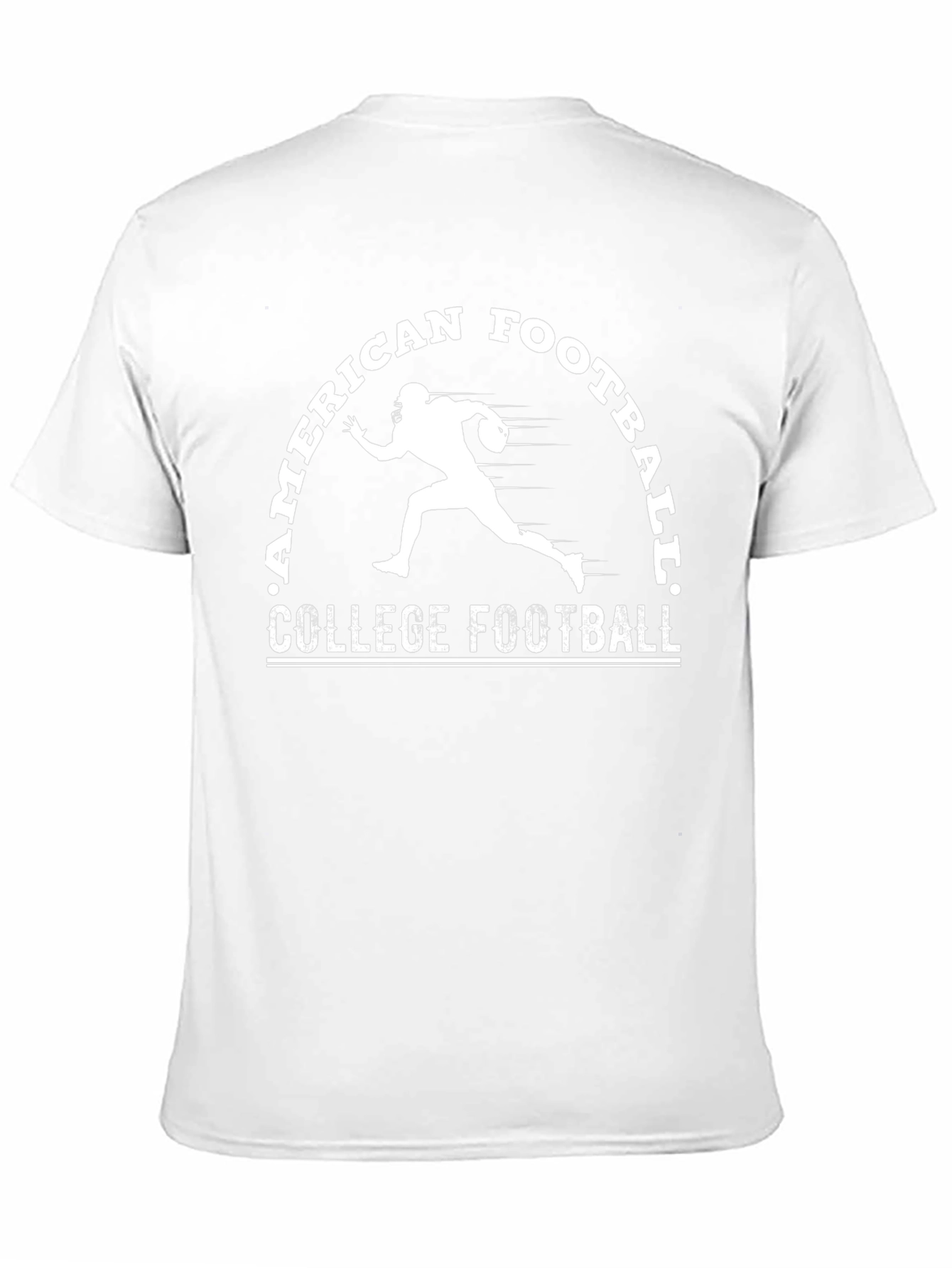 American College Football T-Shirt - Black
