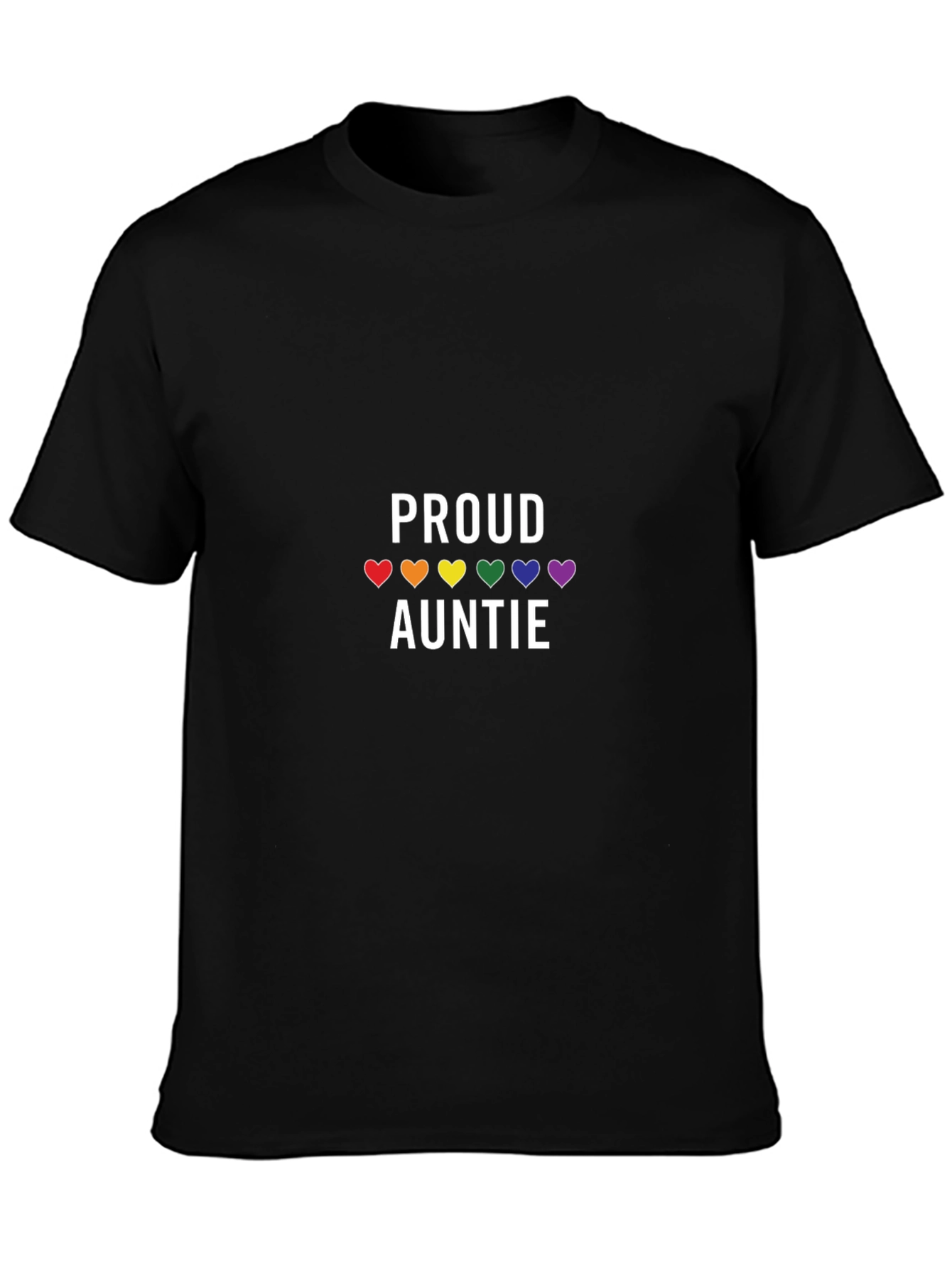 Proud Auntie LGBTQ+ Pride T-Shirt