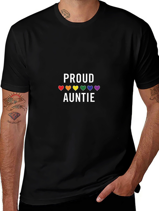 Proud Auntie LGBTQ+ Pride T-Shirt