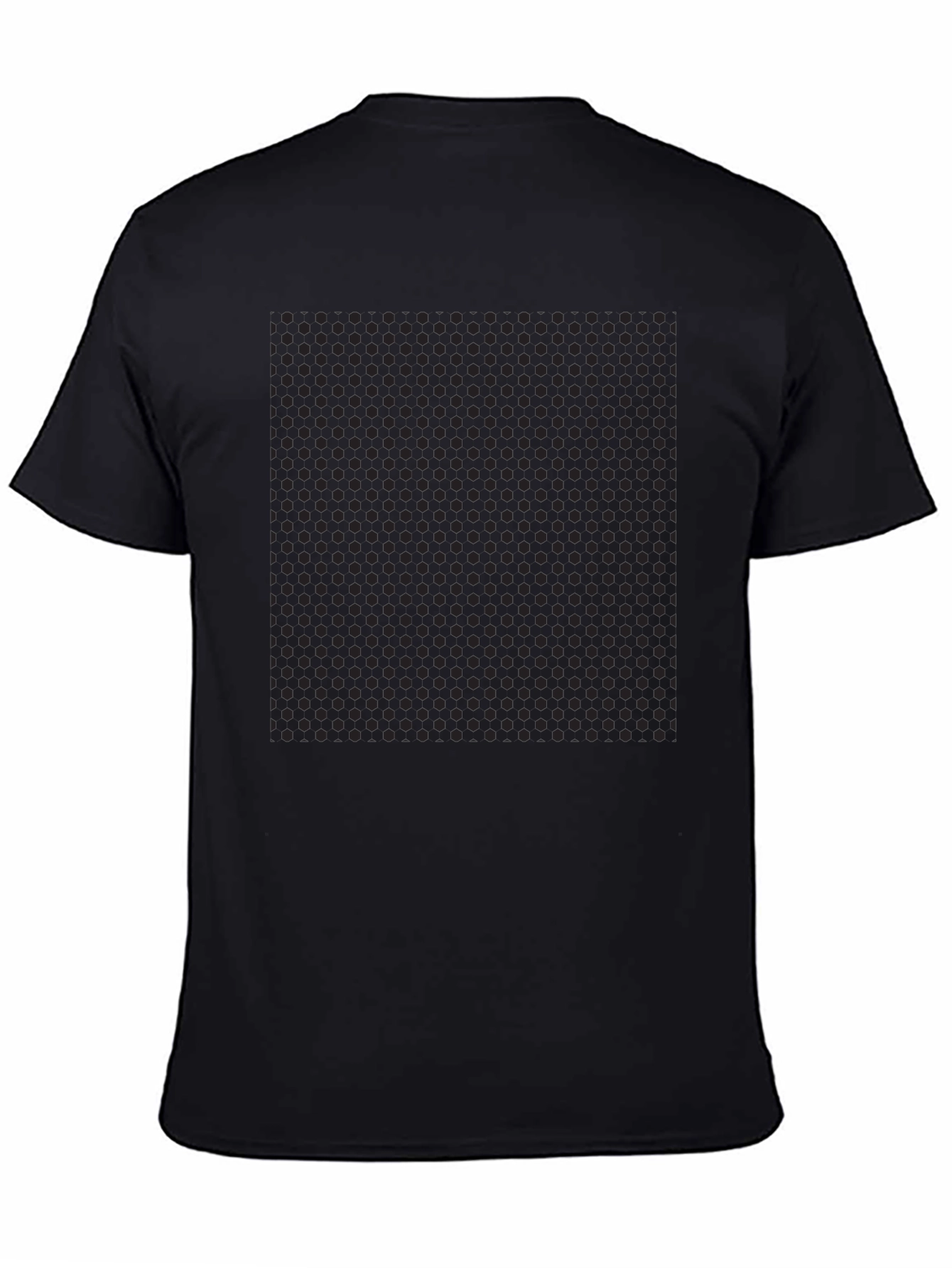 Mens Black Polka Dot Pattern T-Shirt