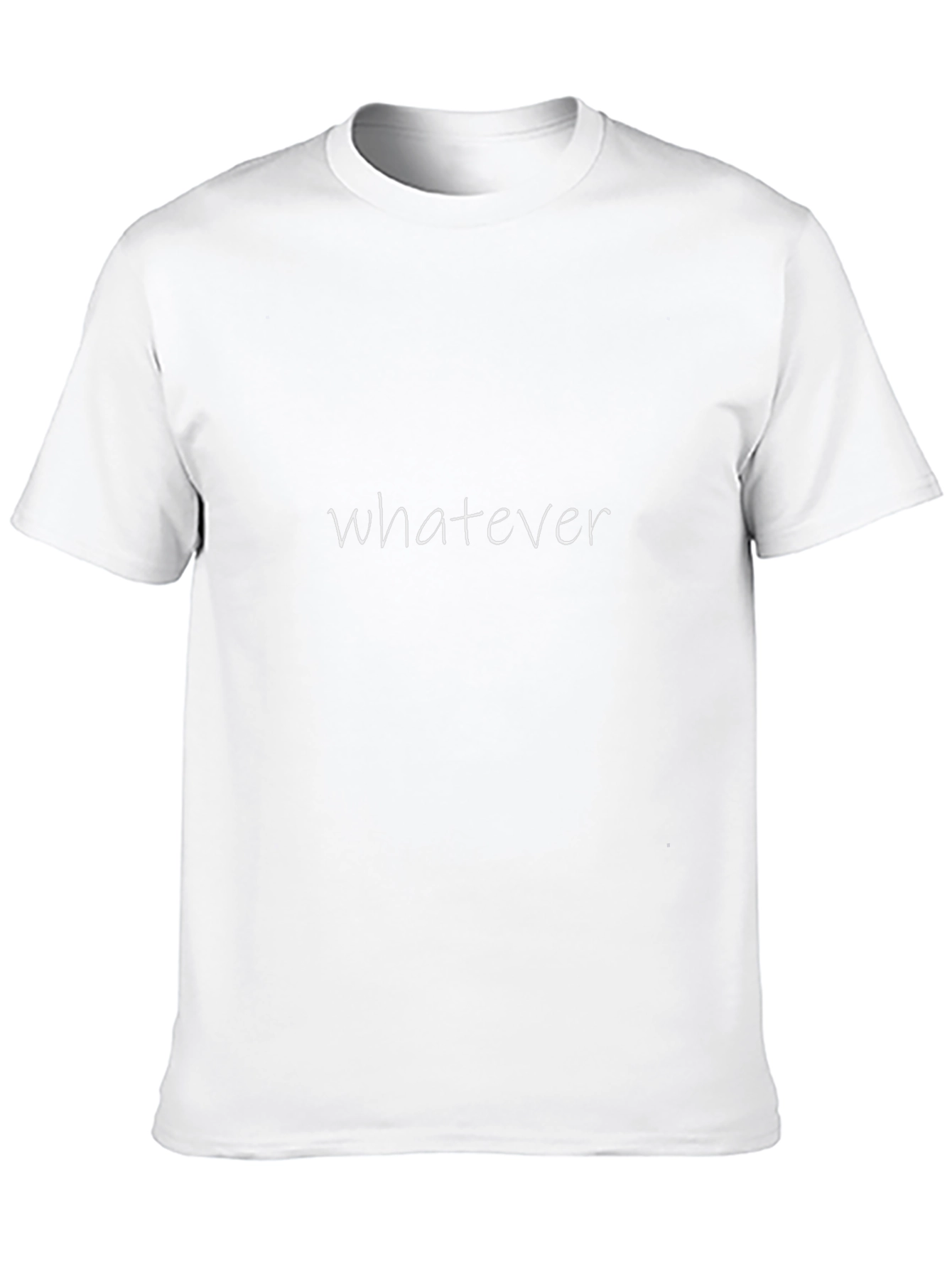 Whatever Graphic Black T-Shirt