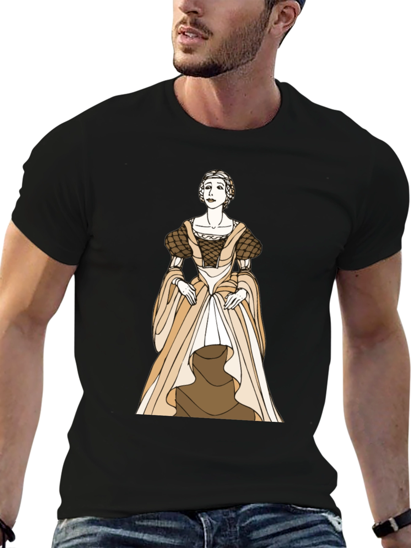 Renaissance Woman Graphic Tee - Black