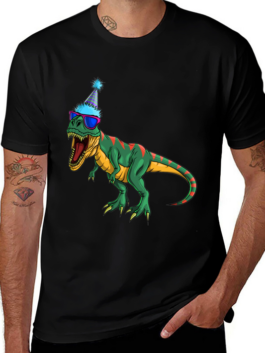 Party Dino T-Shirt - Fun & Festive