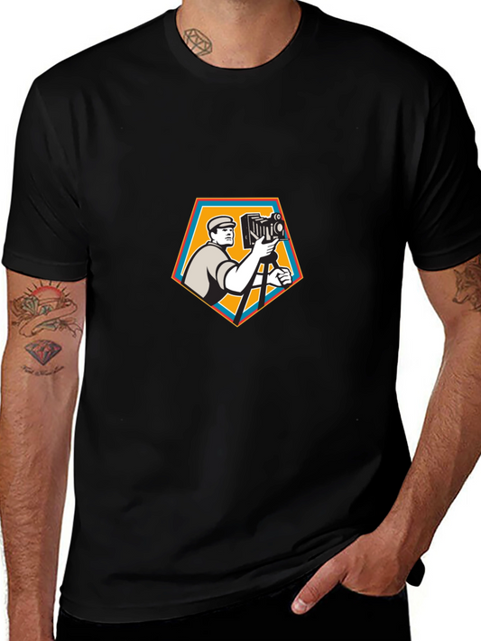 Vintage Camera Photographer Graphic Tee