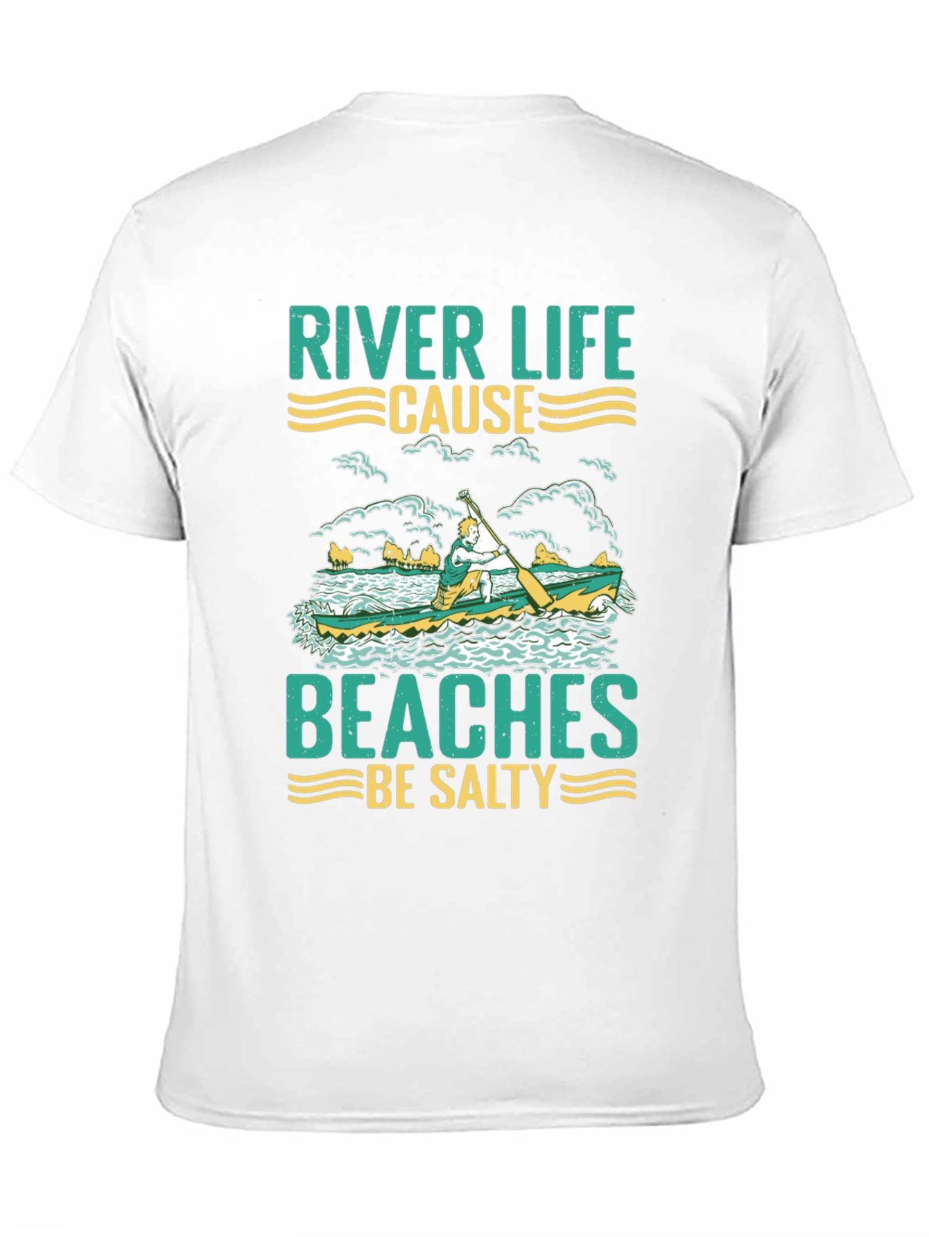 River Life T-Shirt - Beaches Be Salty Graphic Tee
