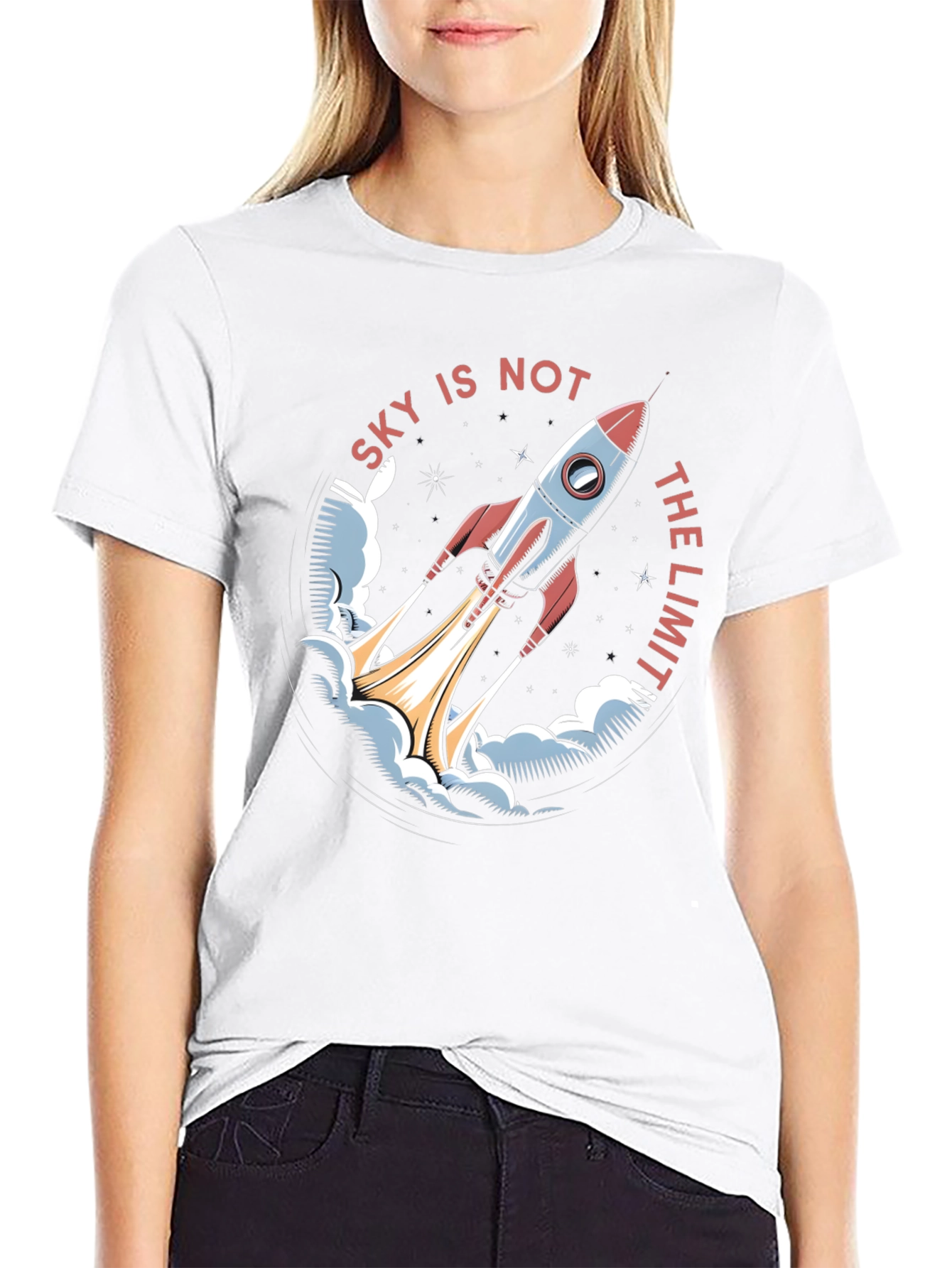Sky Is Not The Limit Rocket T-Shirt