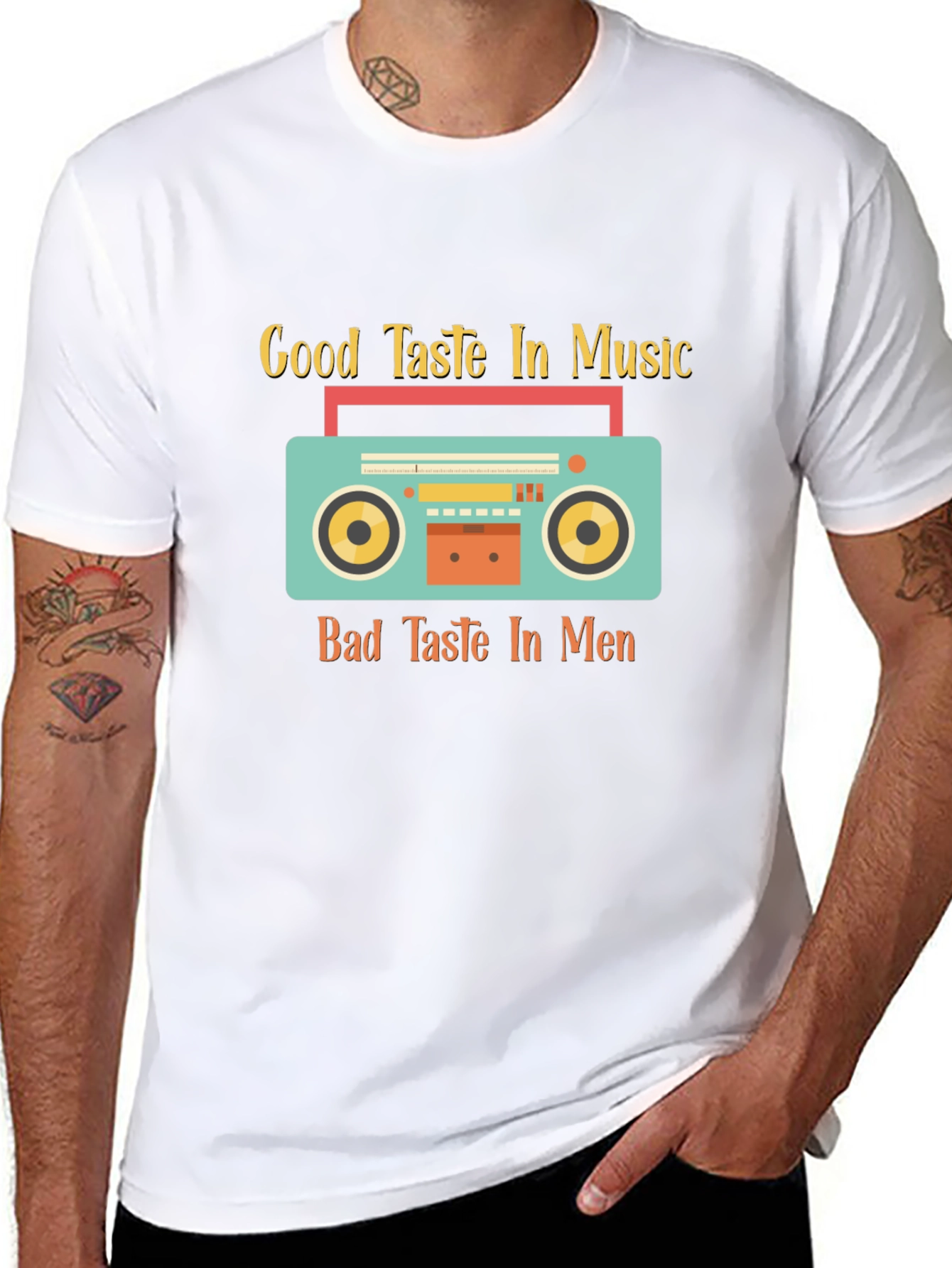 Good Taste Music Bad Taste Men Graphic Tee