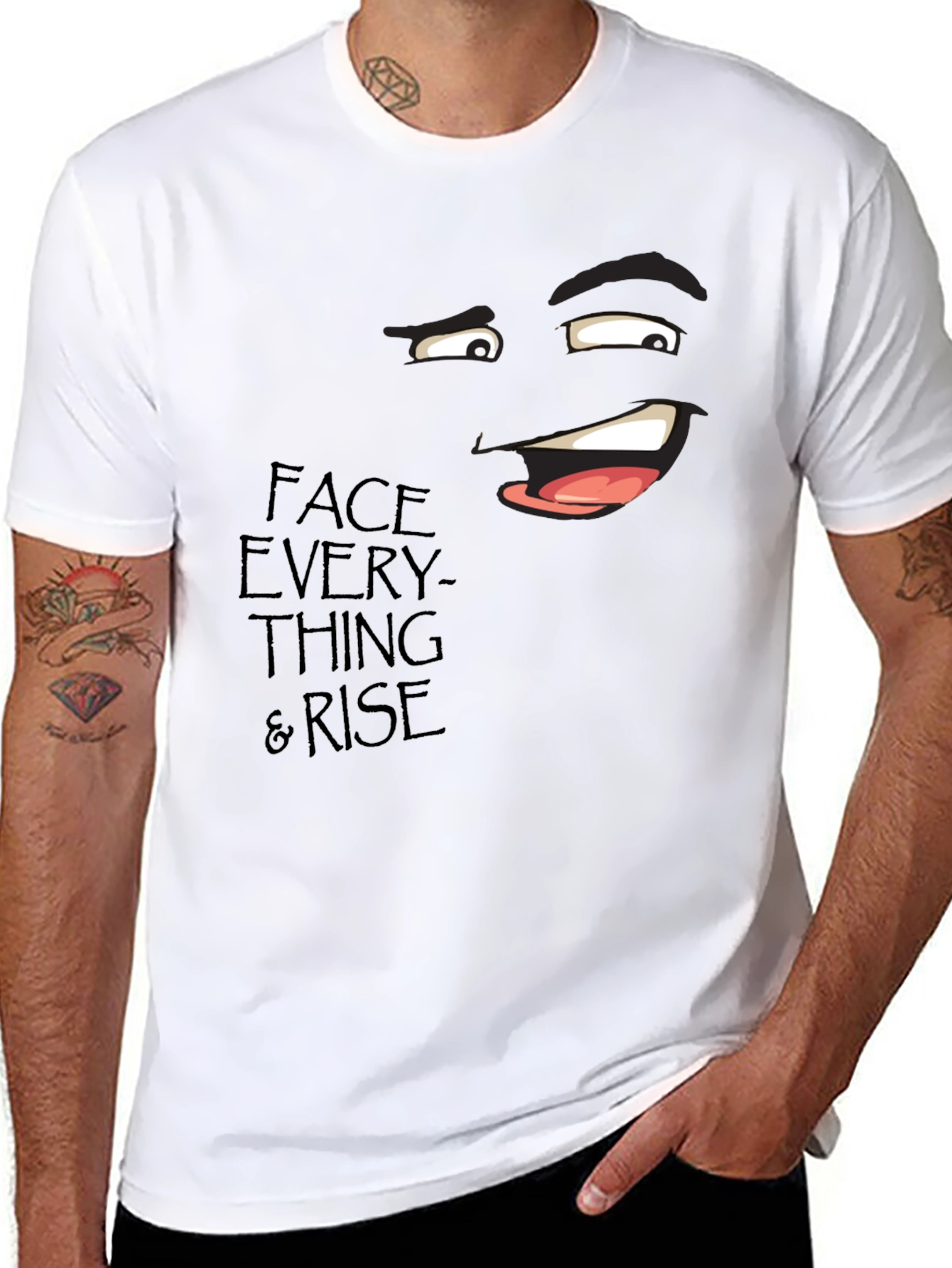 Funny Face Everything & Rise Graphic Tee