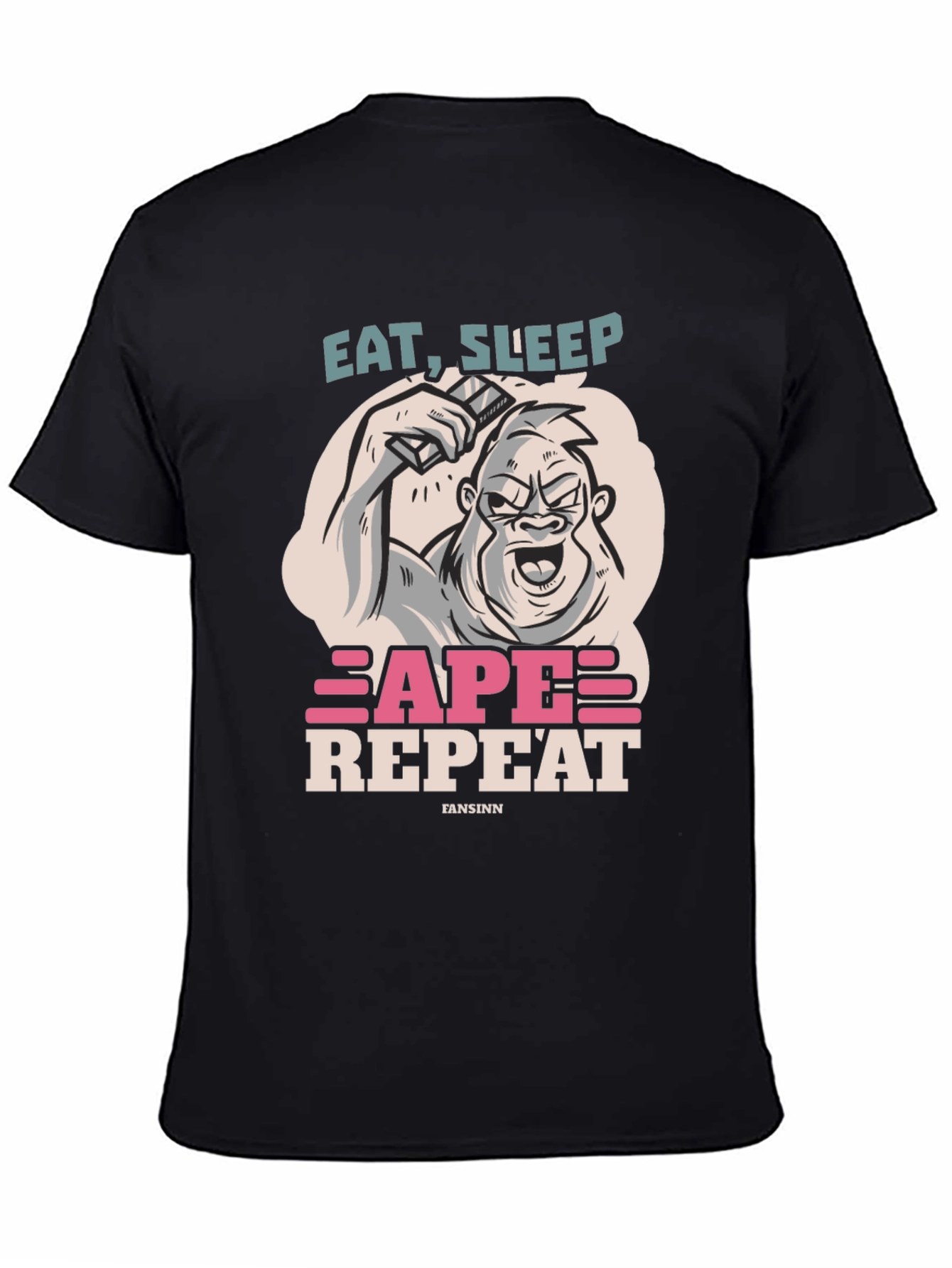Eat Sleep Ape Repeat Graphic Tee