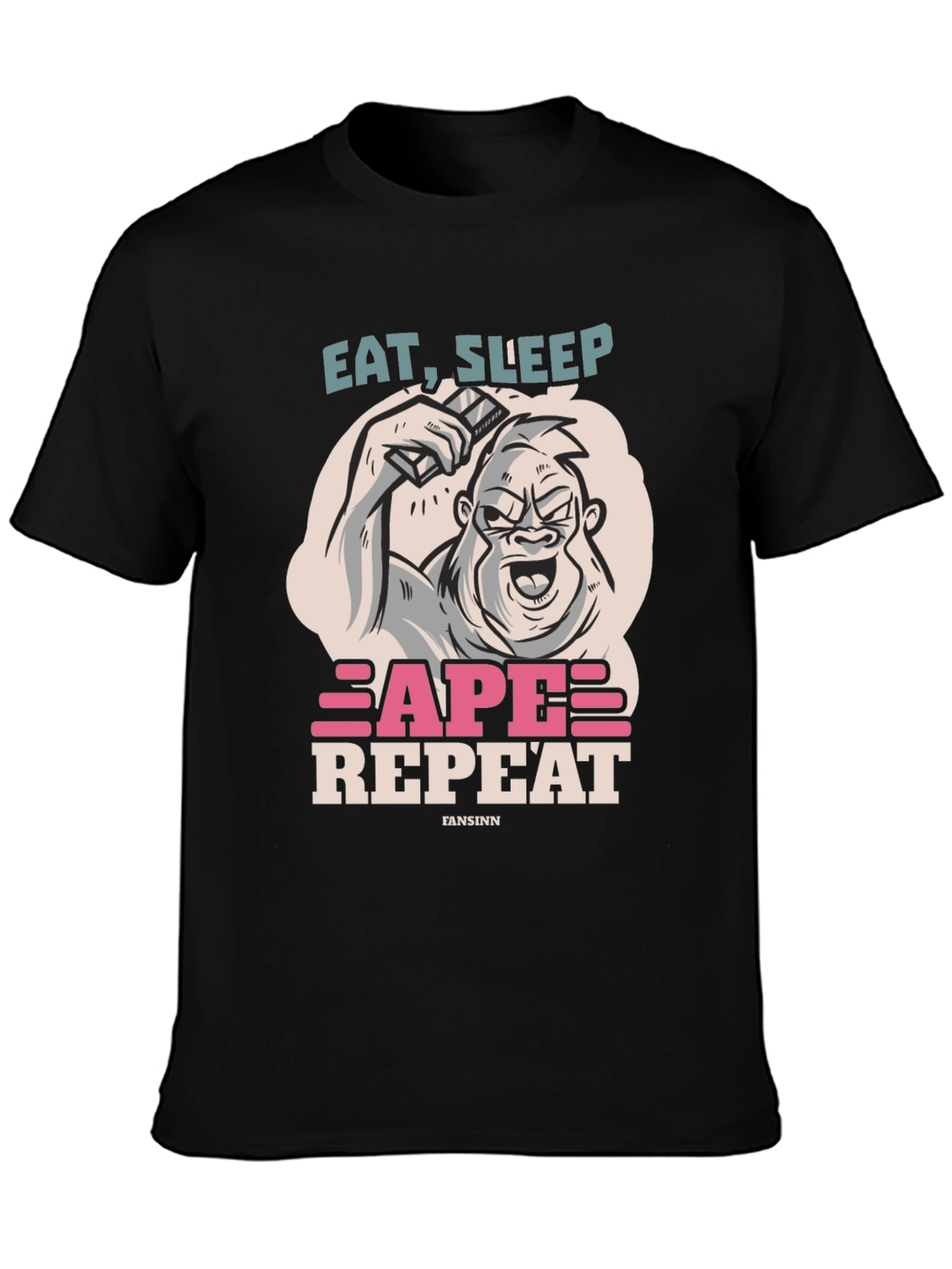Eat Sleep Ape Repeat Graphic Tee