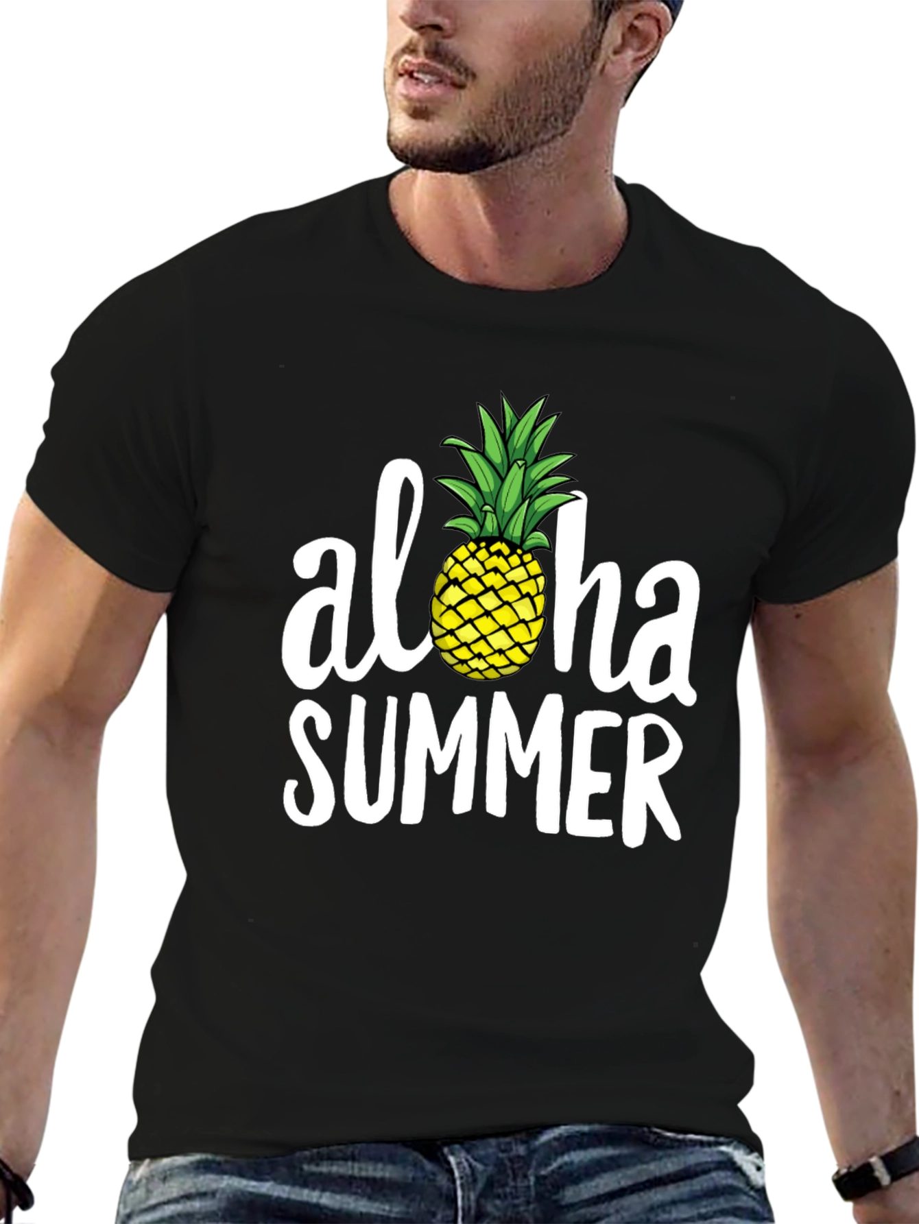 Aloha Summer Pineapple Graphic Tee