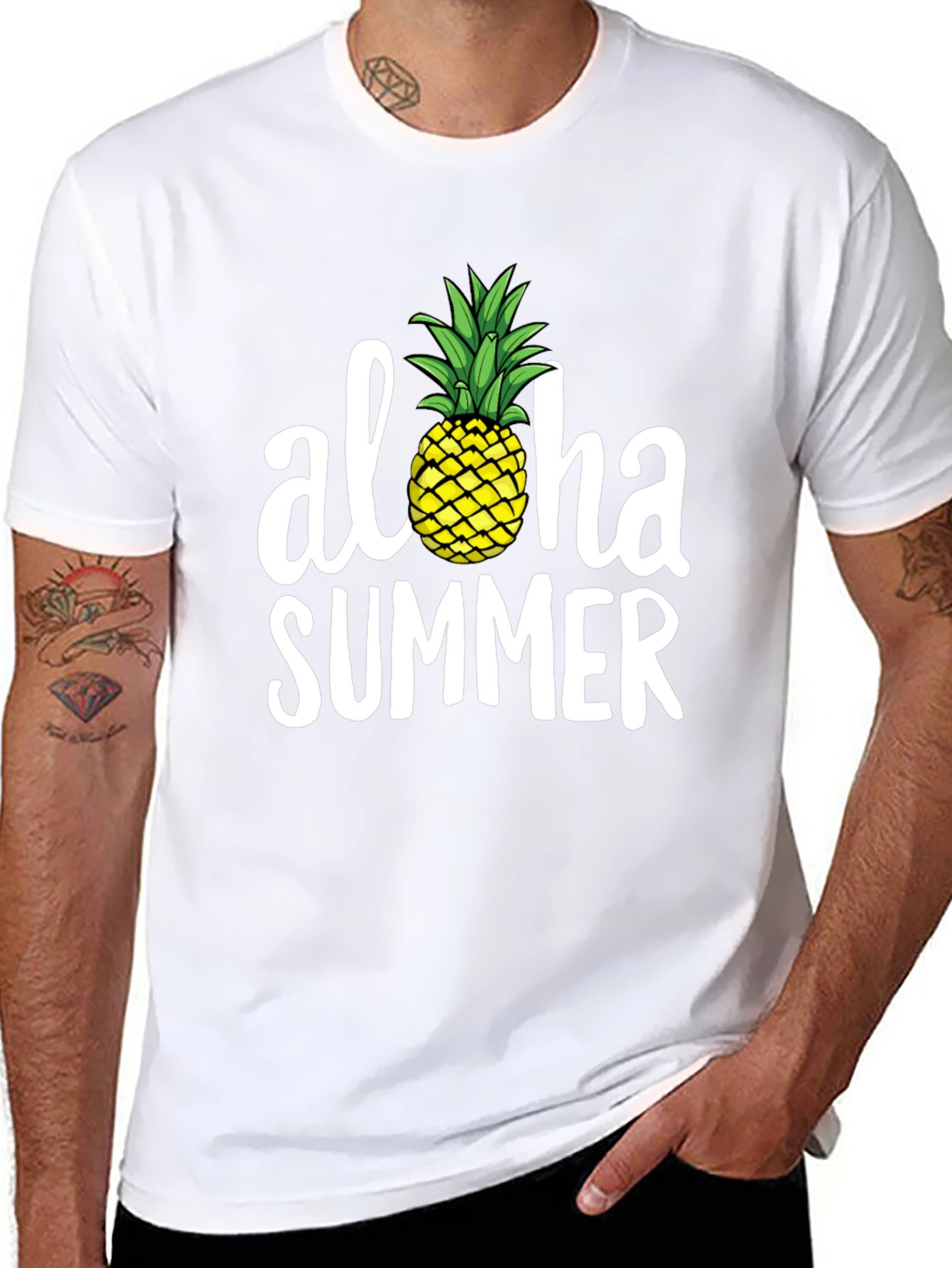 Aloha Summer Pineapple Graphic Tee