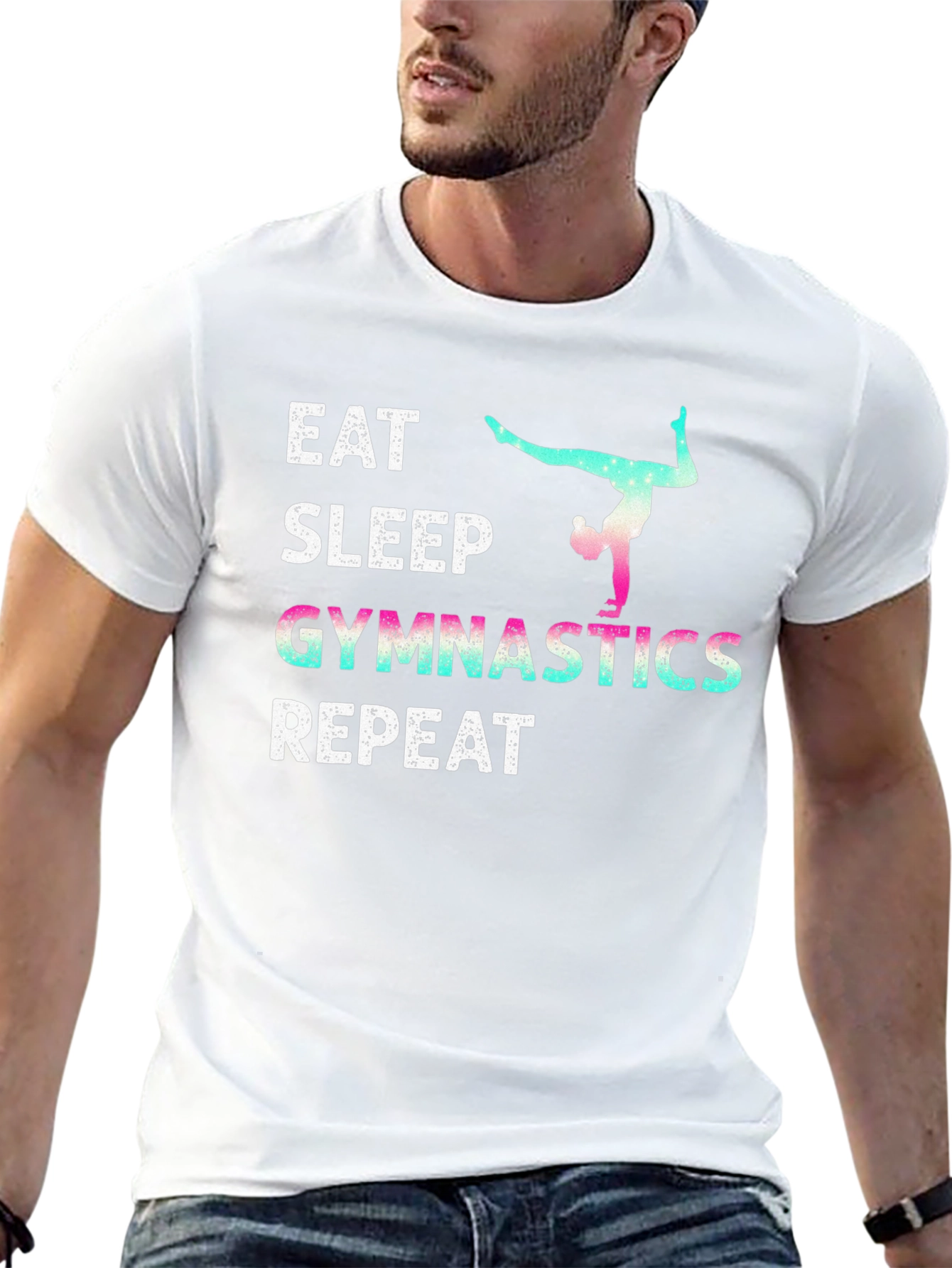 Eat Sleep Gymnastics Repeat T-Shirt