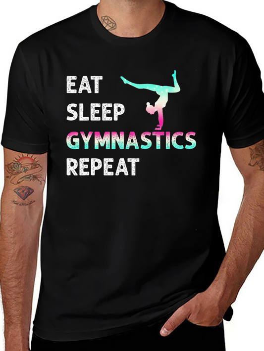 Eat Sleep Gymnastics Repeat T-Shirt