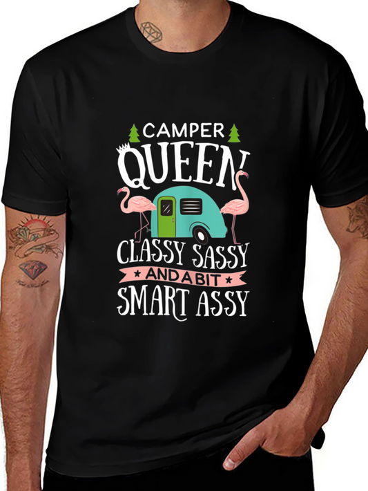 Camper Queen Graphic Tee - Classy Sassy & Smart Assy